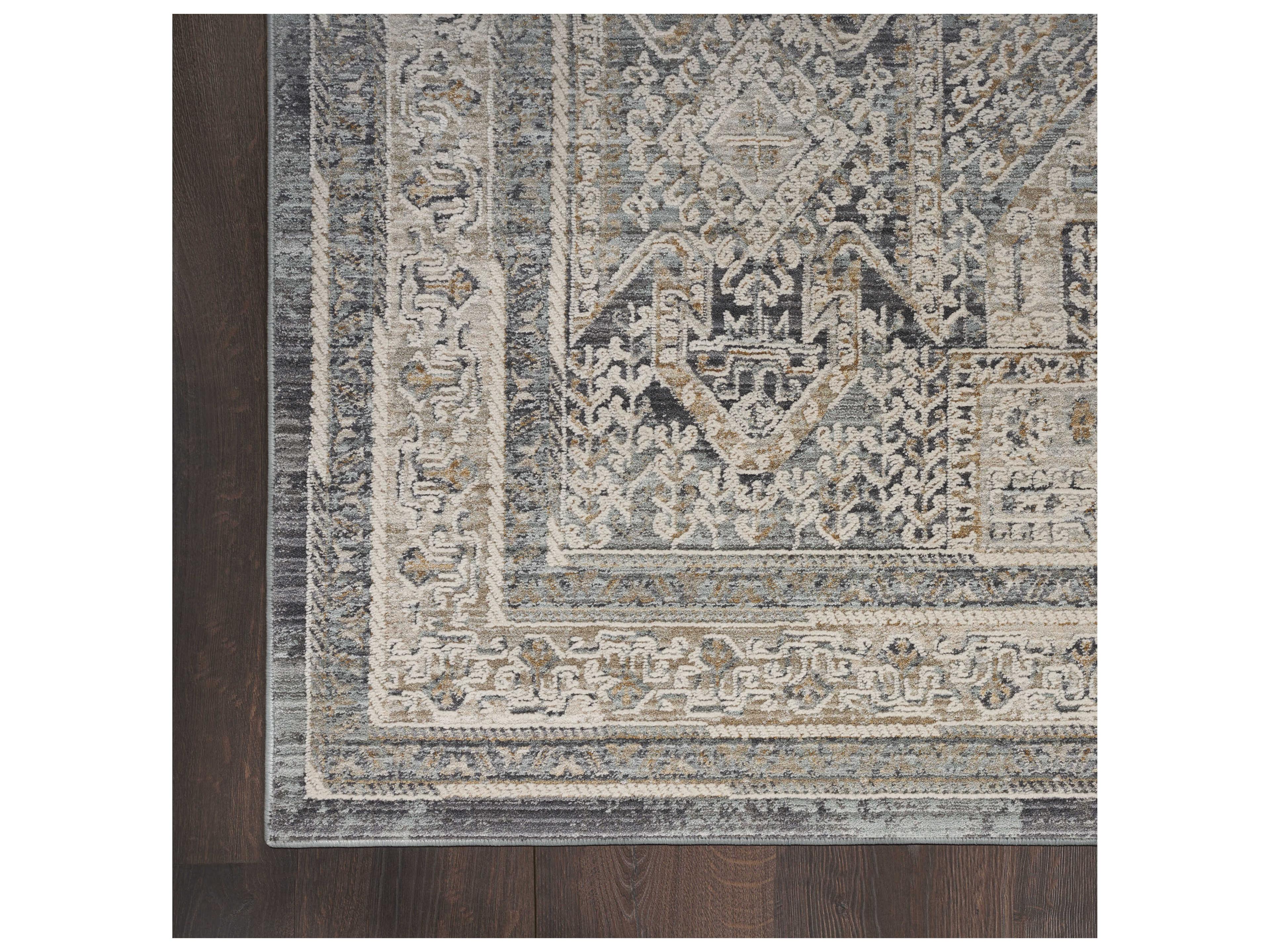 Nourison Lynx Bordered Runner Area Rug