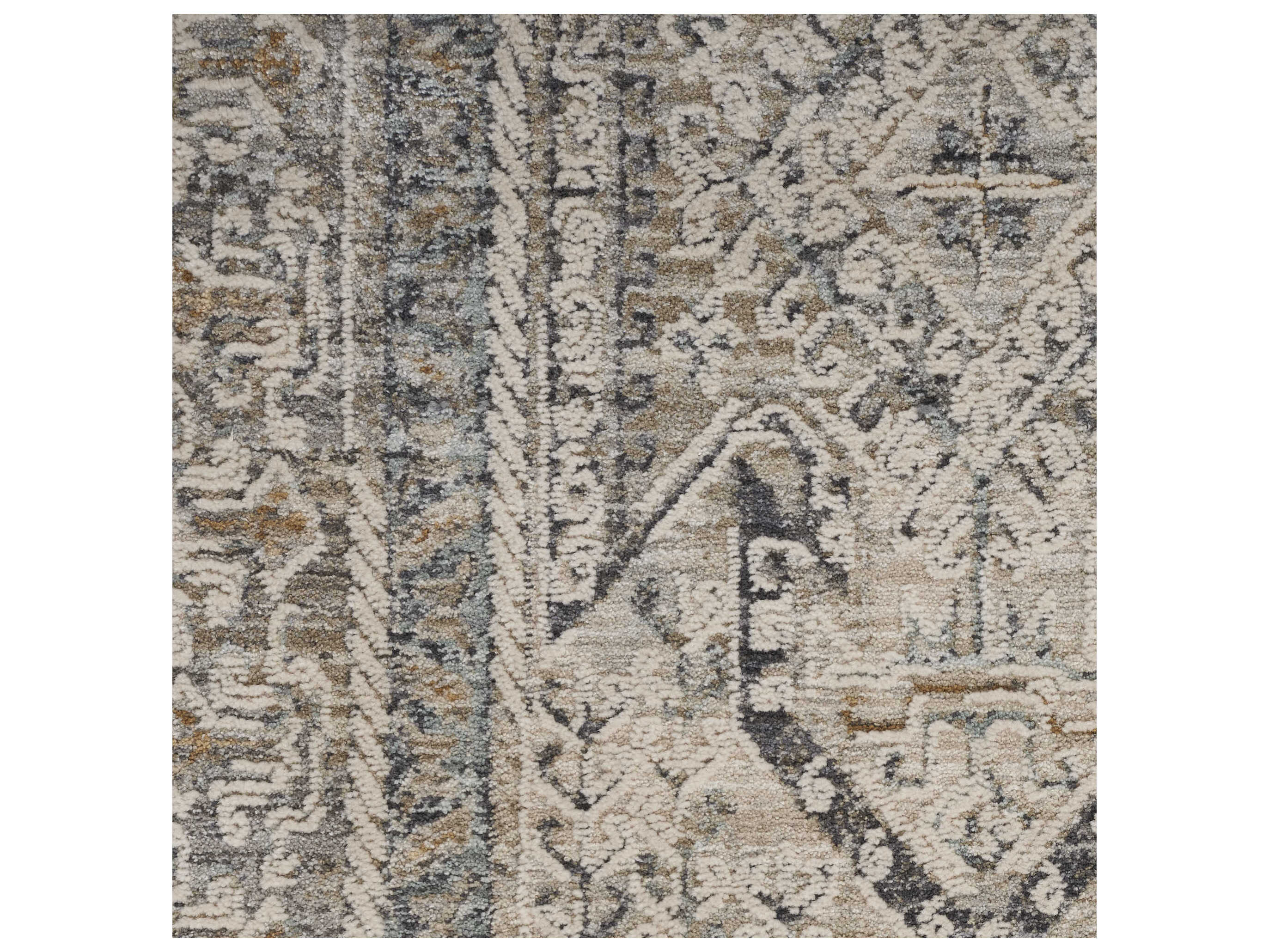 Nourison Lynx Bordered Runner Area Rug