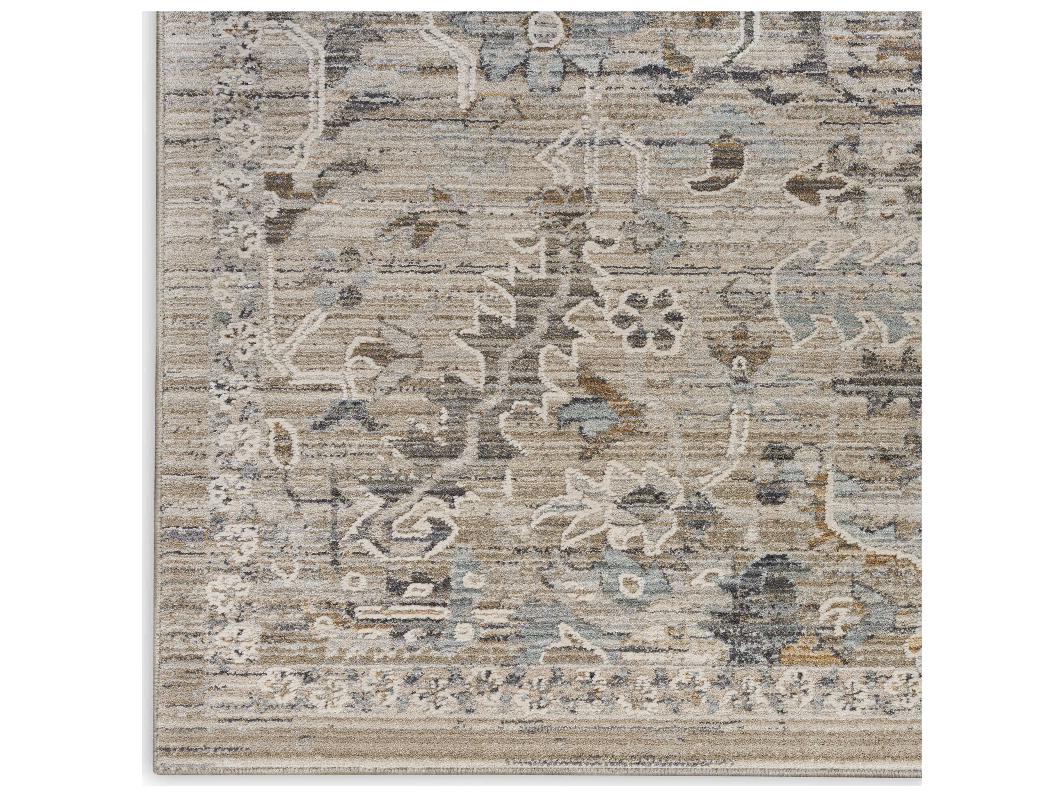 Nourison Lynx Bordered Runner Area Rug
