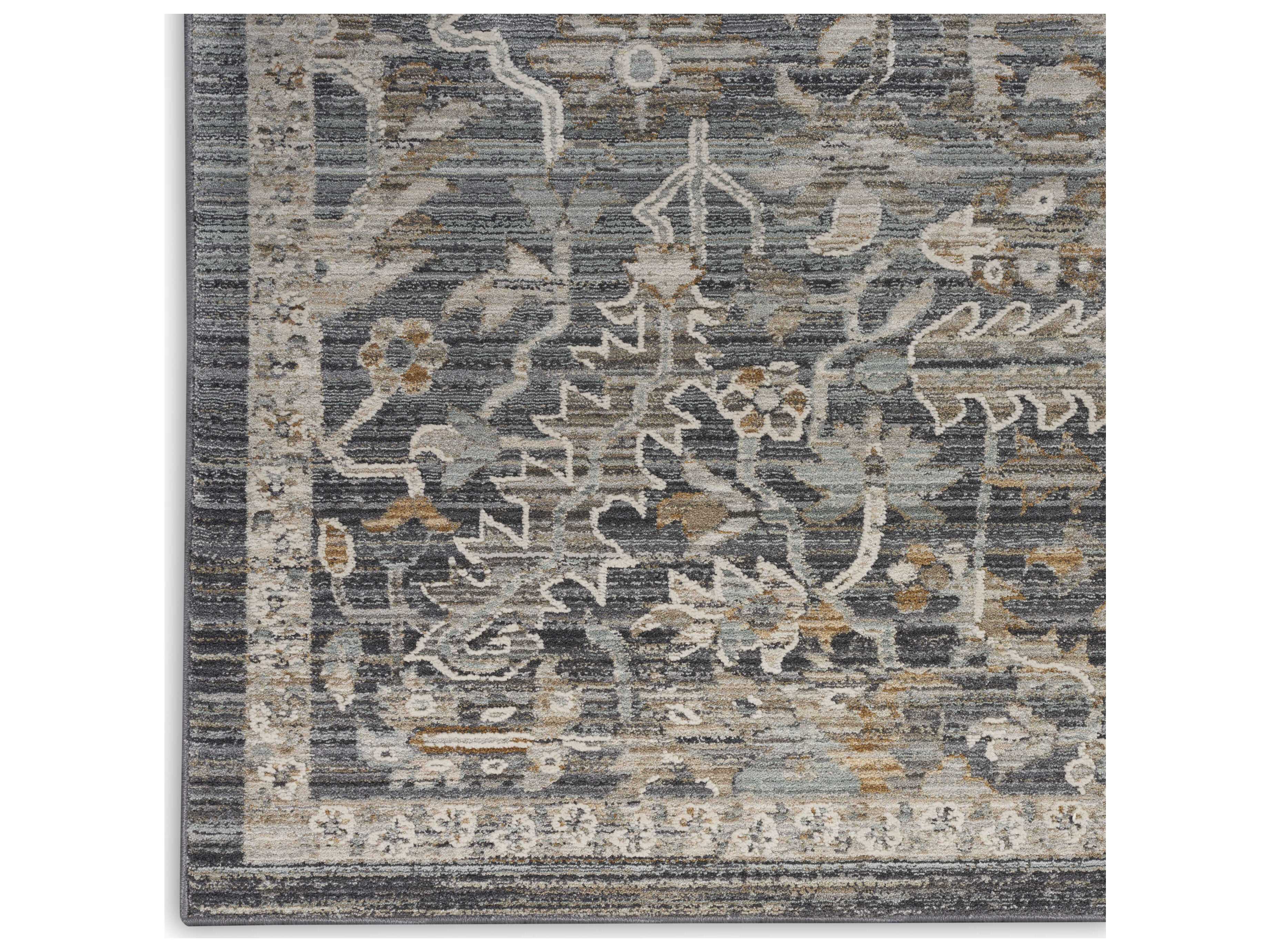 Nourison Lynx Bordered Runner Area Rug