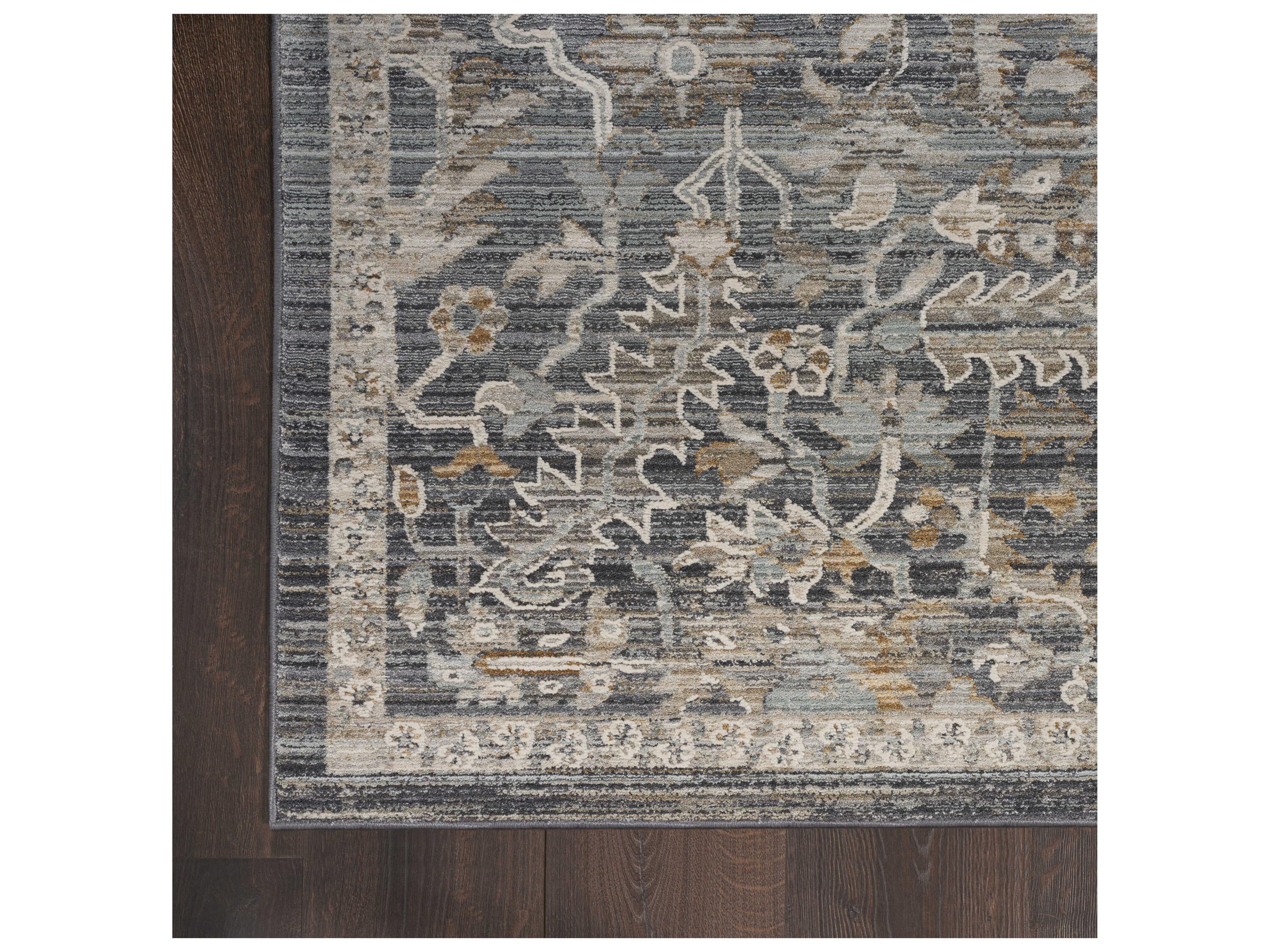 Nourison Lynx Bordered Runner Area Rug