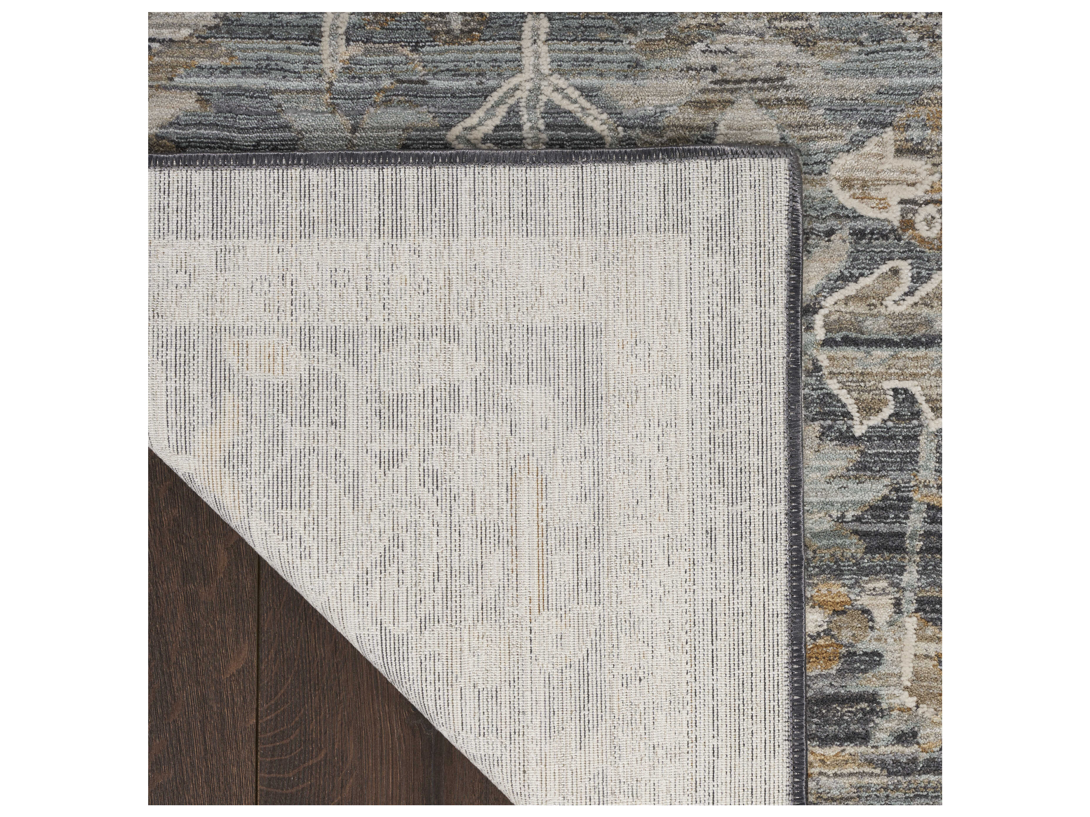 Nourison Lynx Bordered Runner Area Rug
