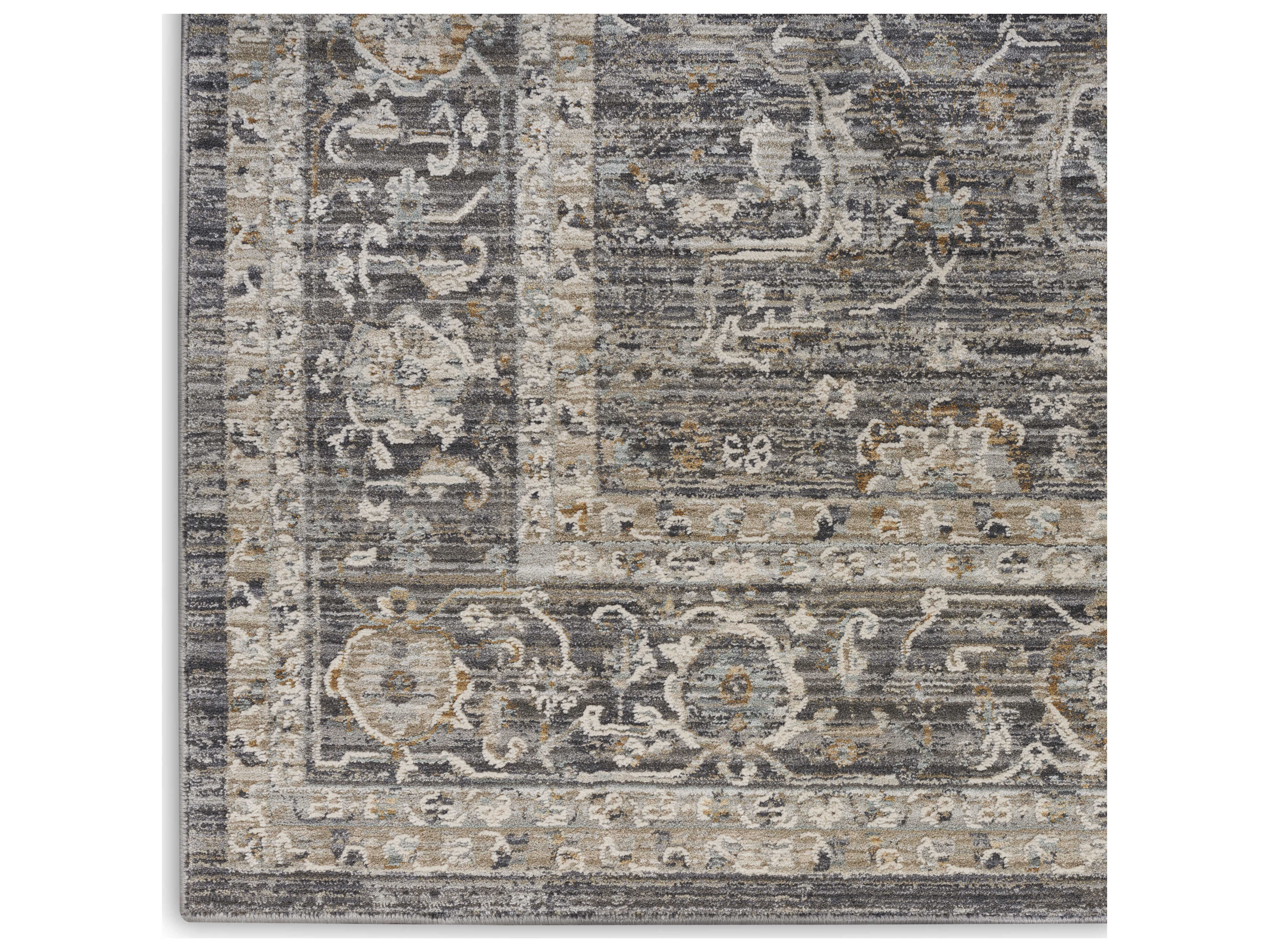 Nourison Lynx Bordered Runner Area Rug