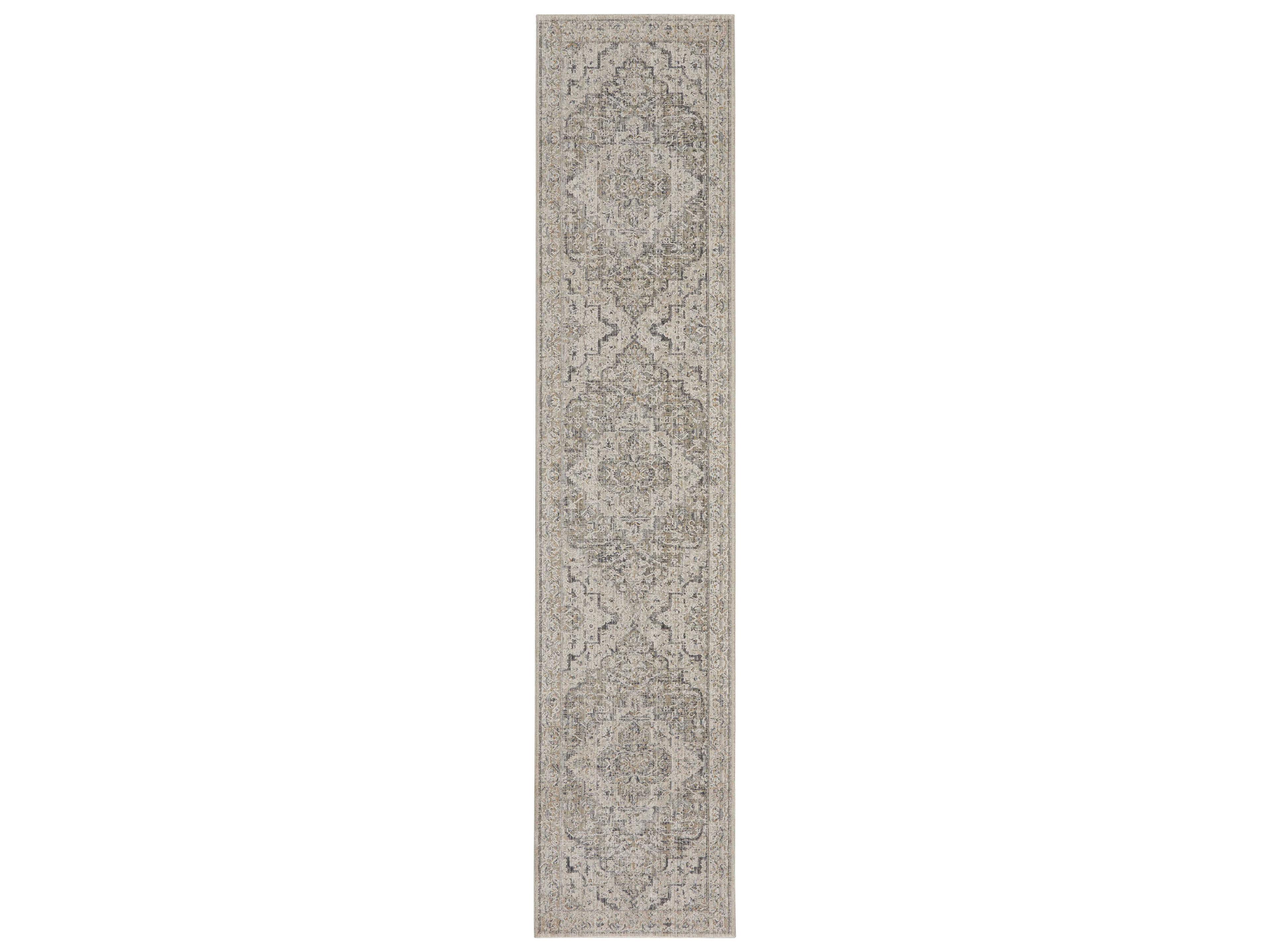 Nourison Lynx Bordered Runner Area Rug