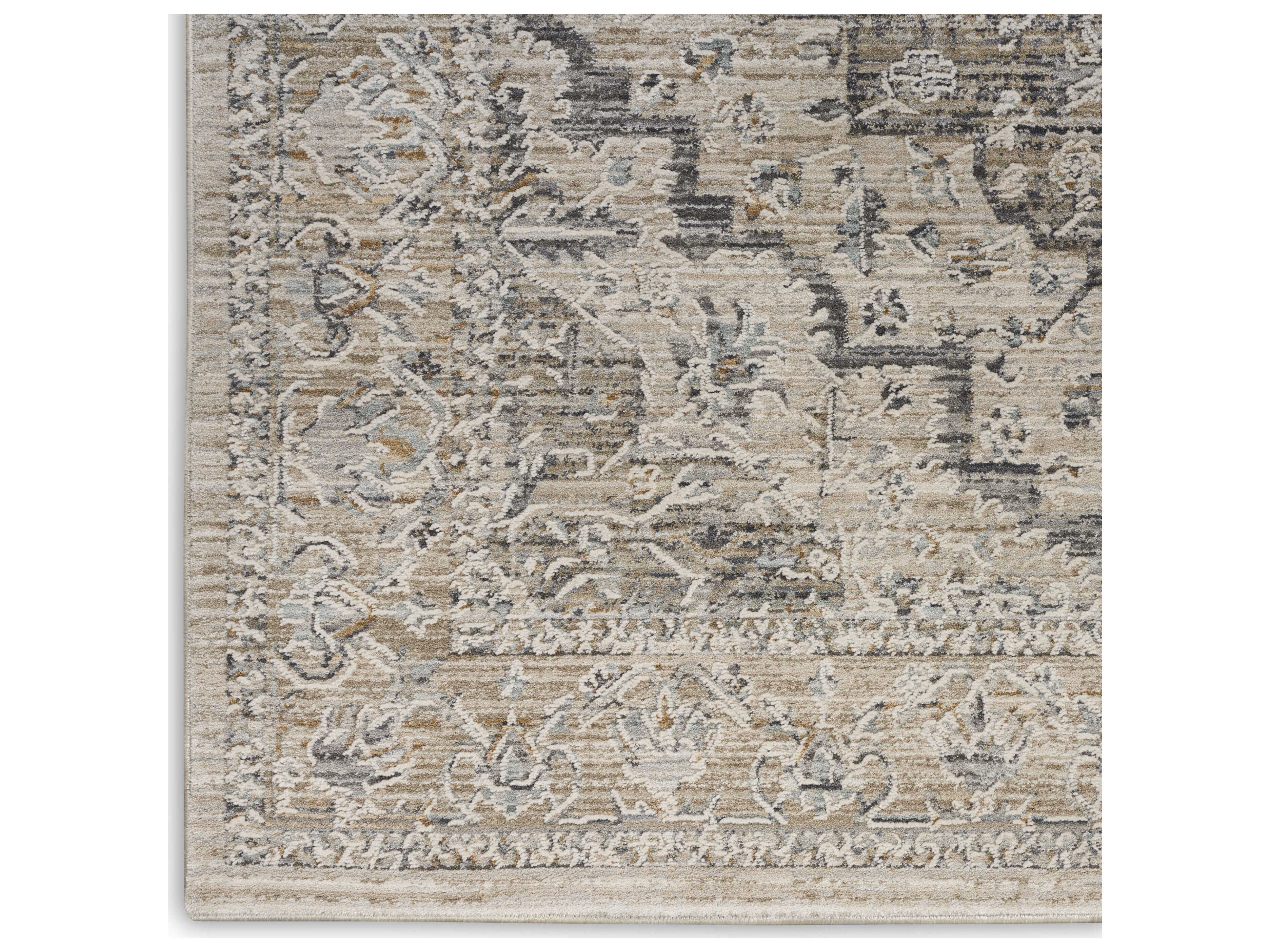 Nourison Lynx Bordered Runner Area Rug