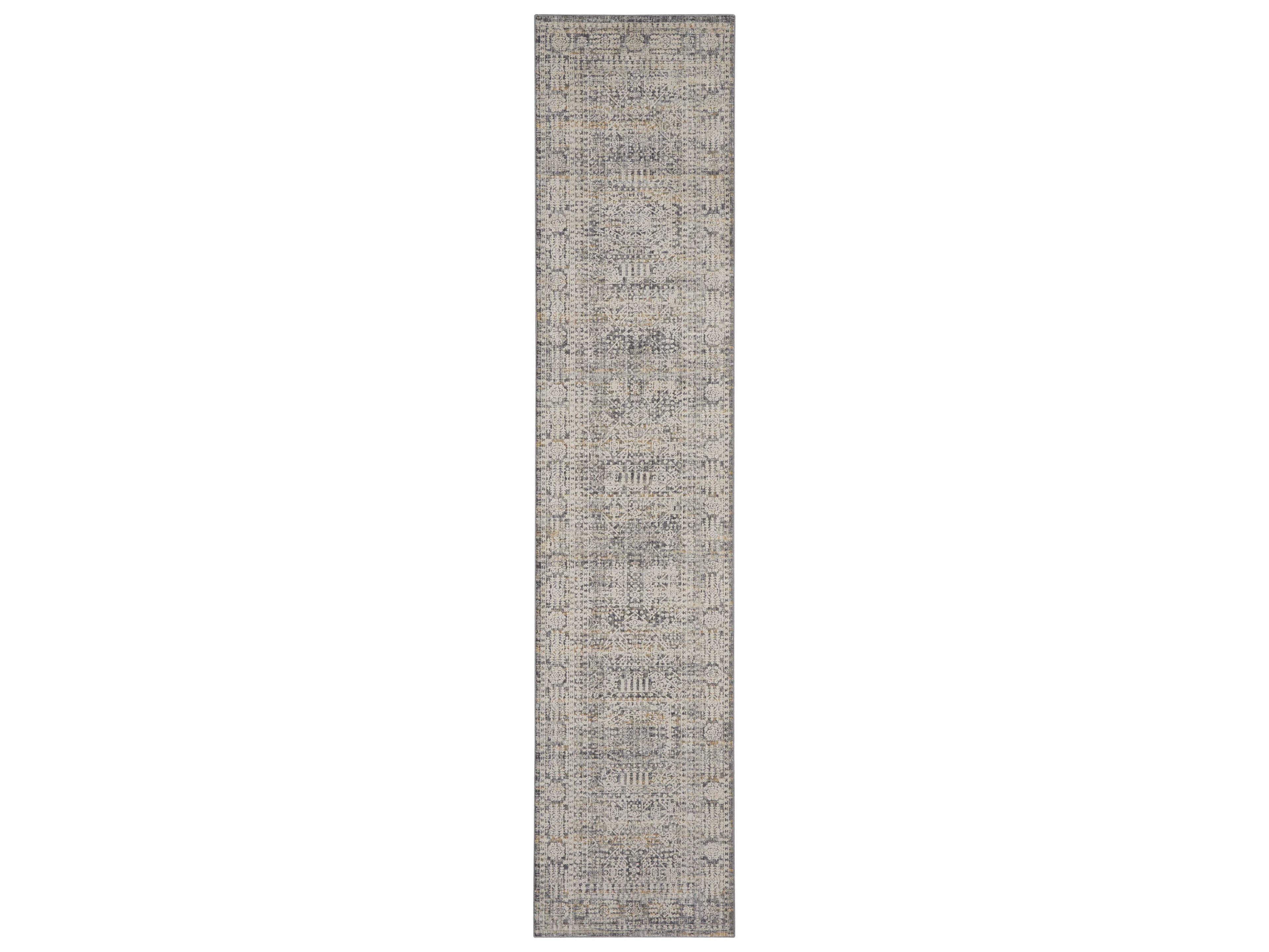 Nourison Lynx Bordered Runner Area Rug