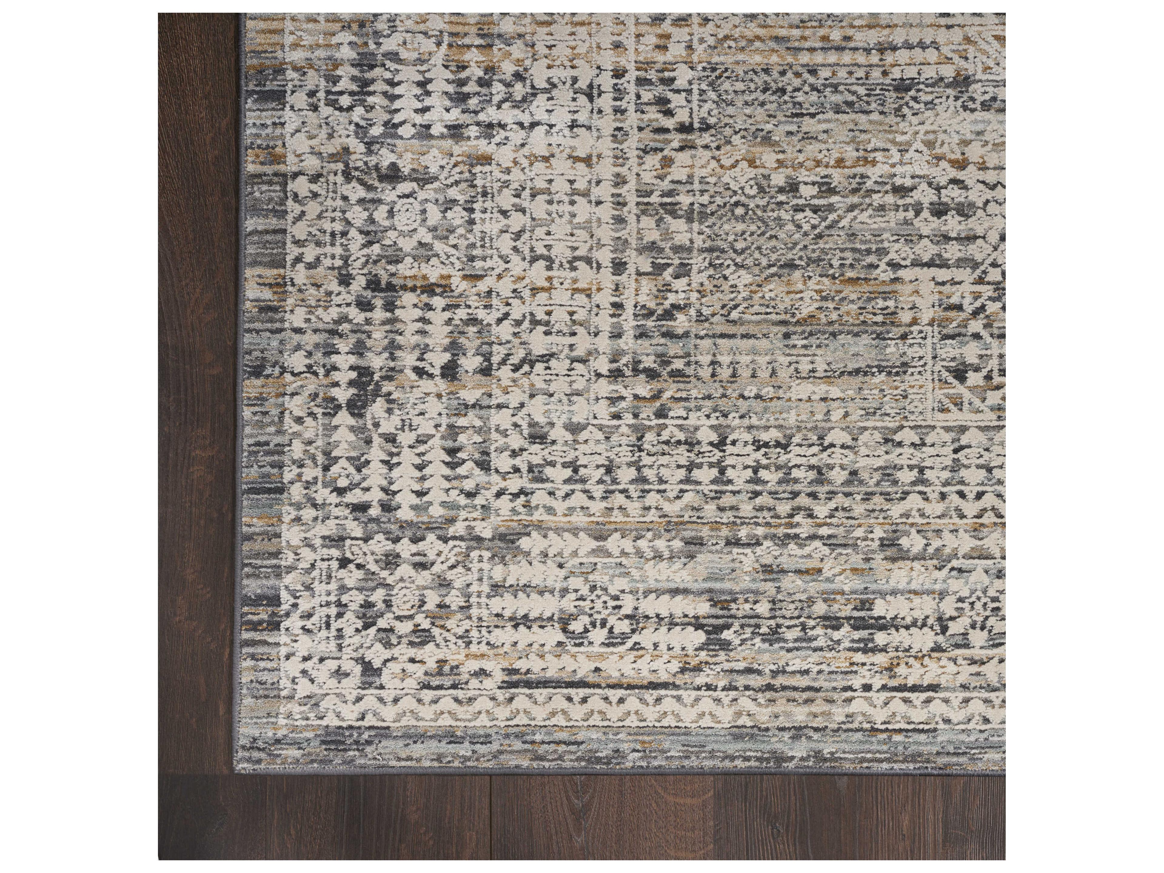 Nourison Lynx Bordered Runner Area Rug