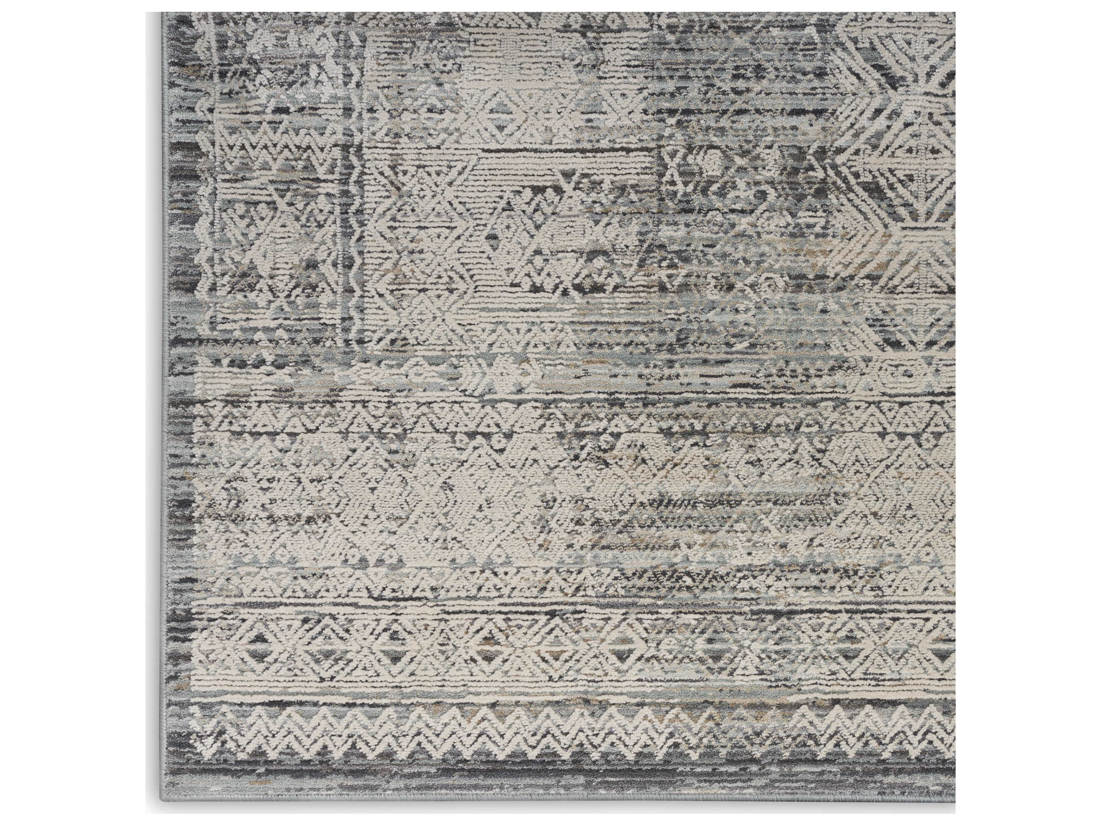 Nourison Lynx Bordered Runner Area Rug