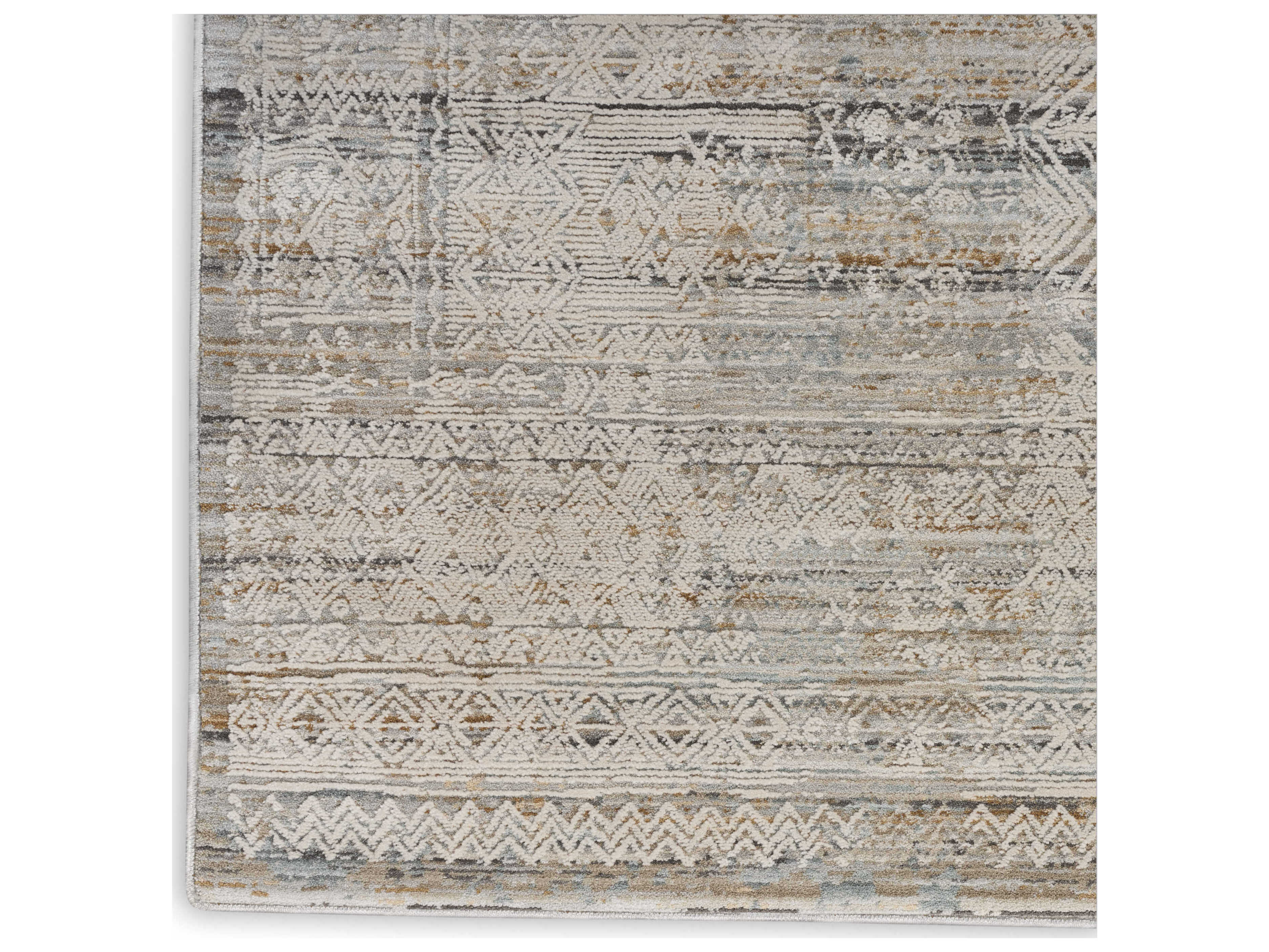 Nourison Lynx Geometric Runner Area Rug