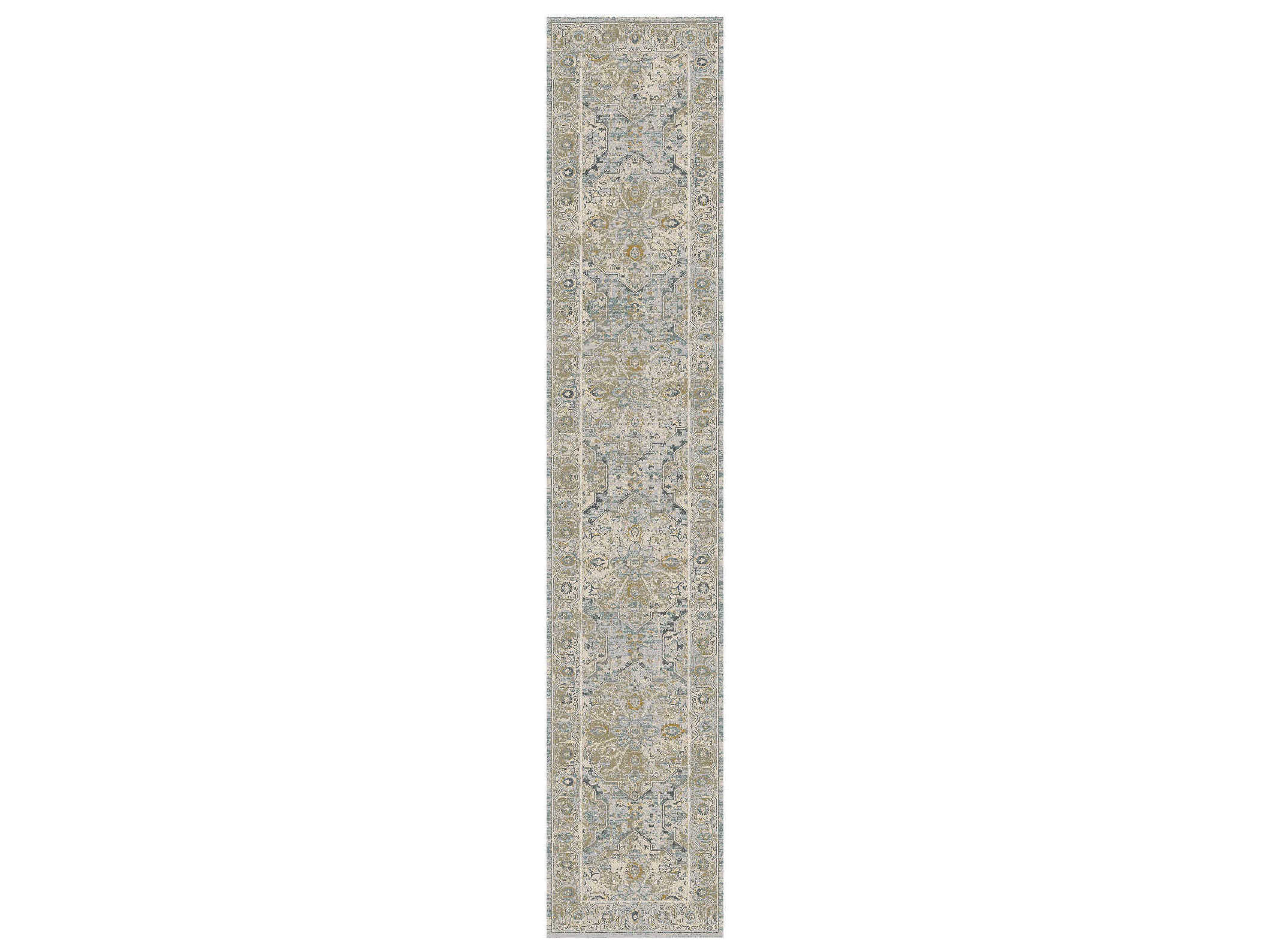 Nourison Lynx Bordered Runner Area Rug