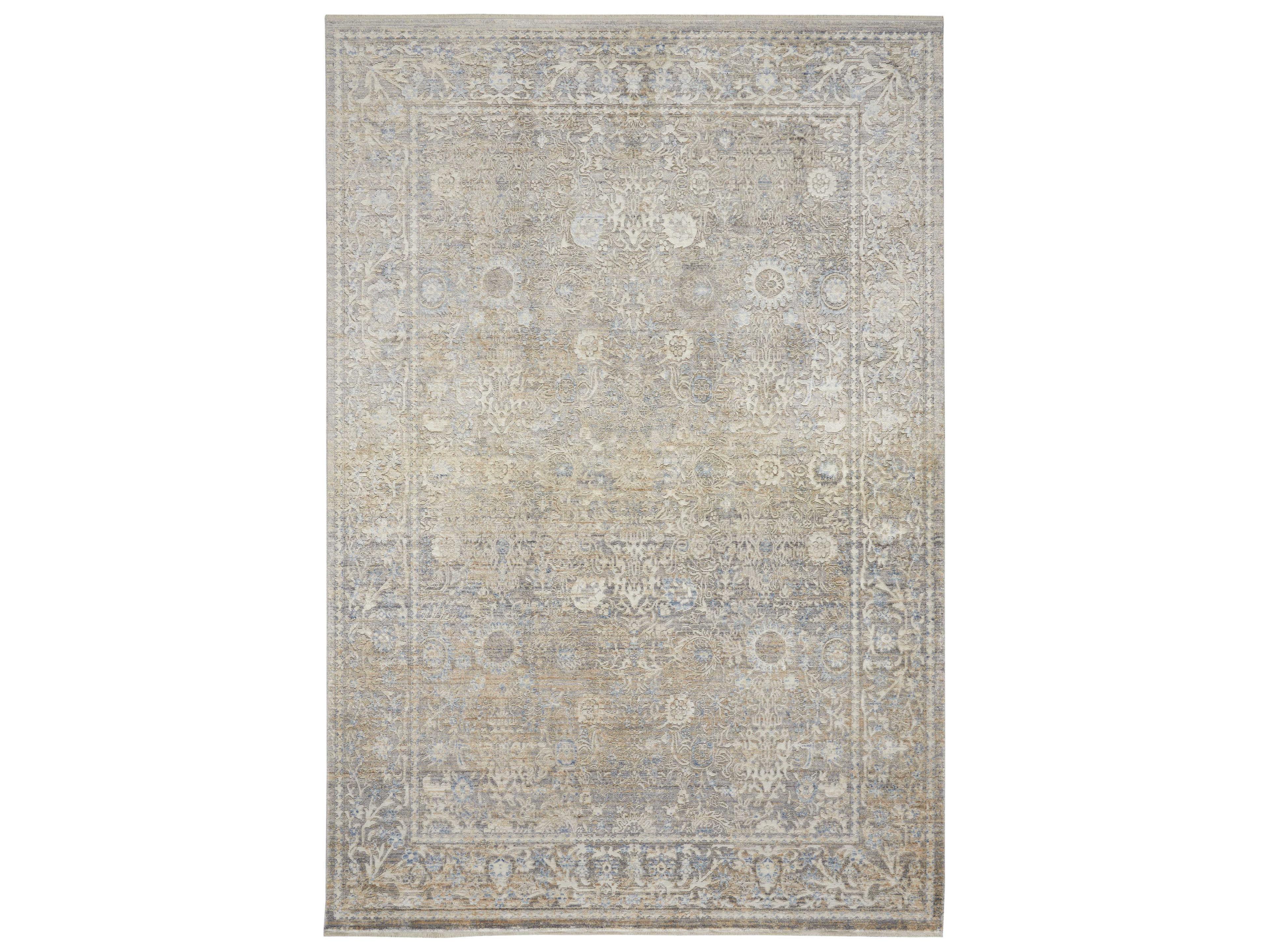 Nourison Lustrous Weave Bordered Area Rug