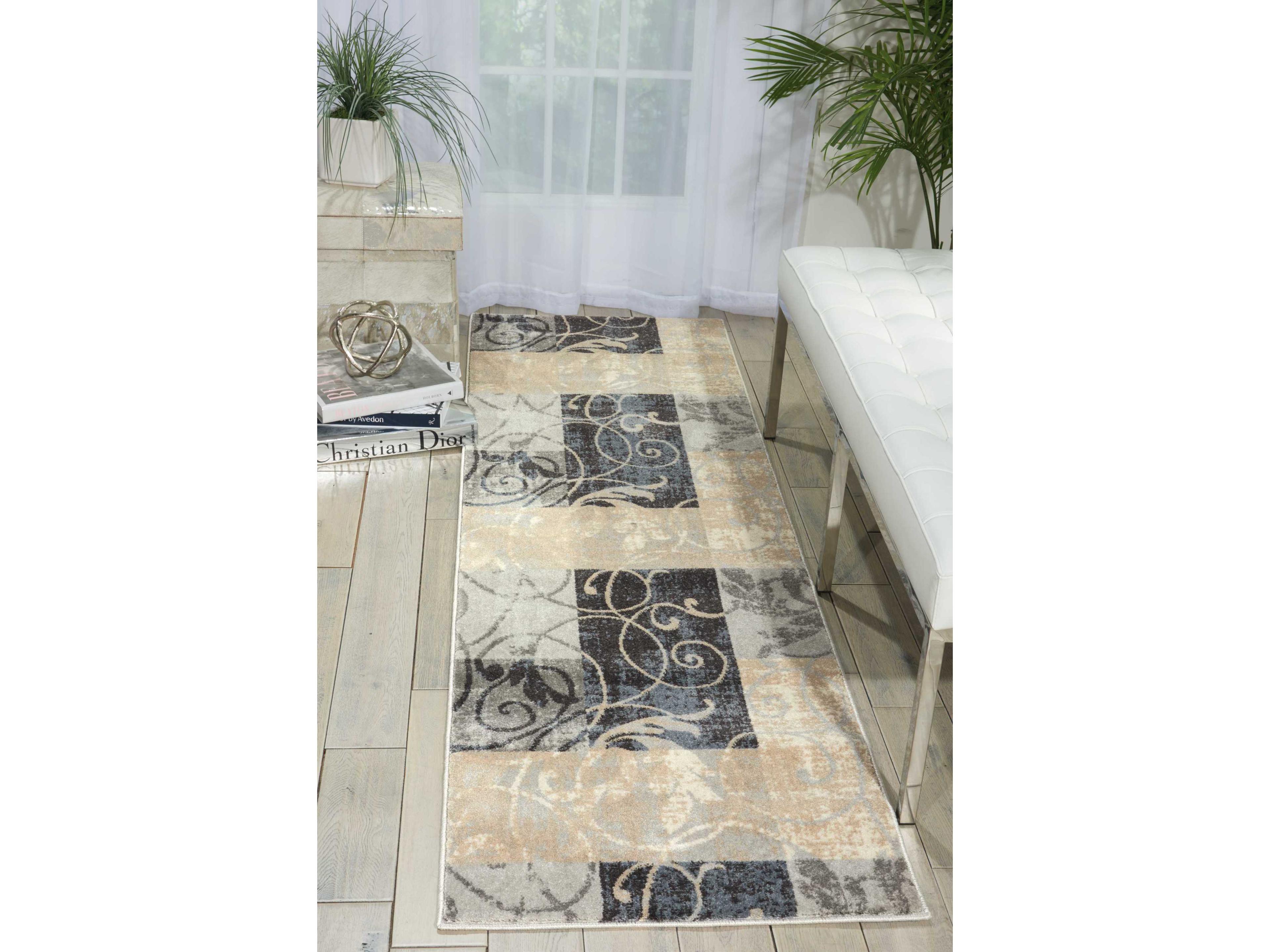 Nourison Maxell Floral Runner Area Rug