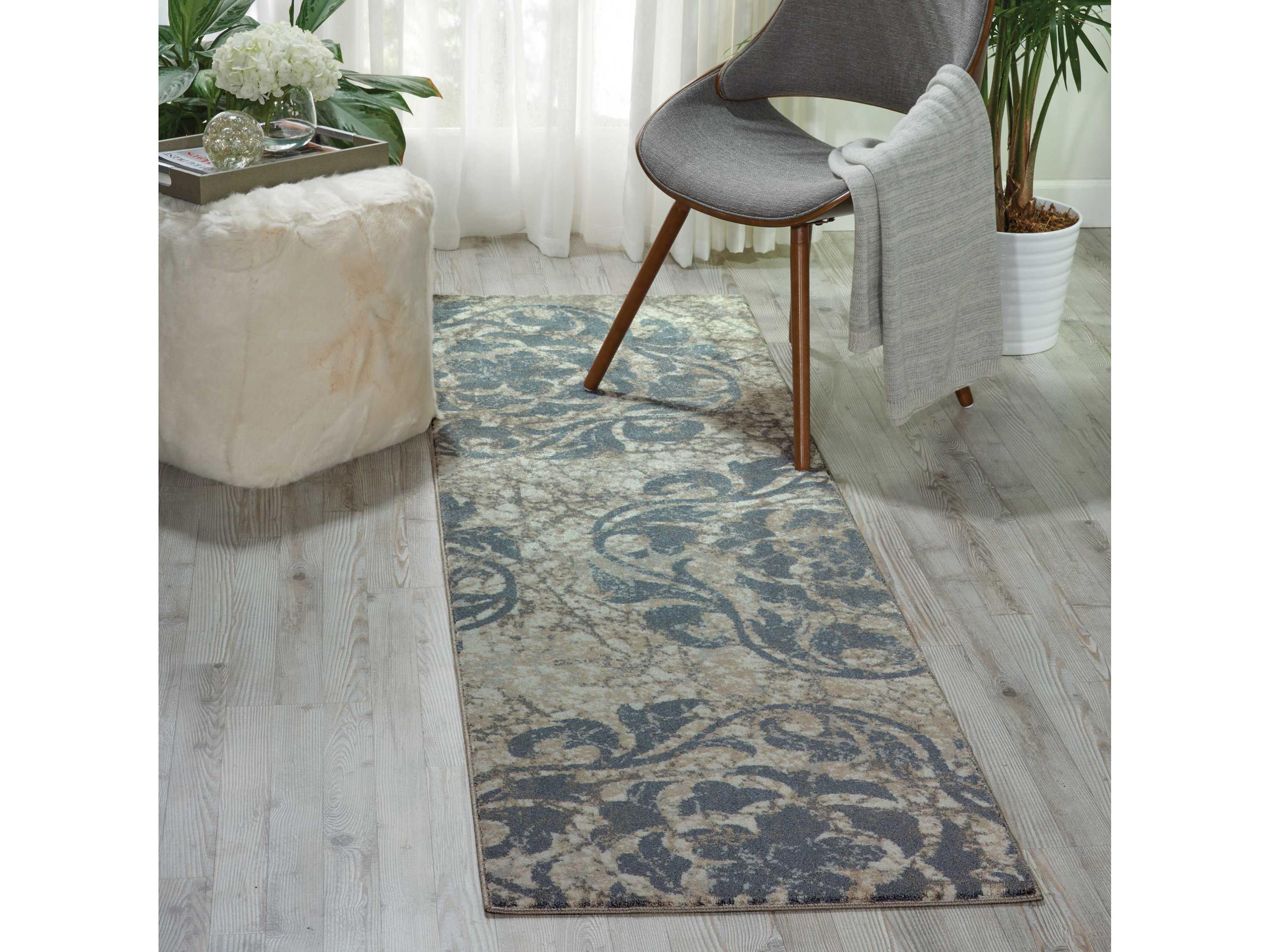 Nourison Maxell Floral Runner Area Rug