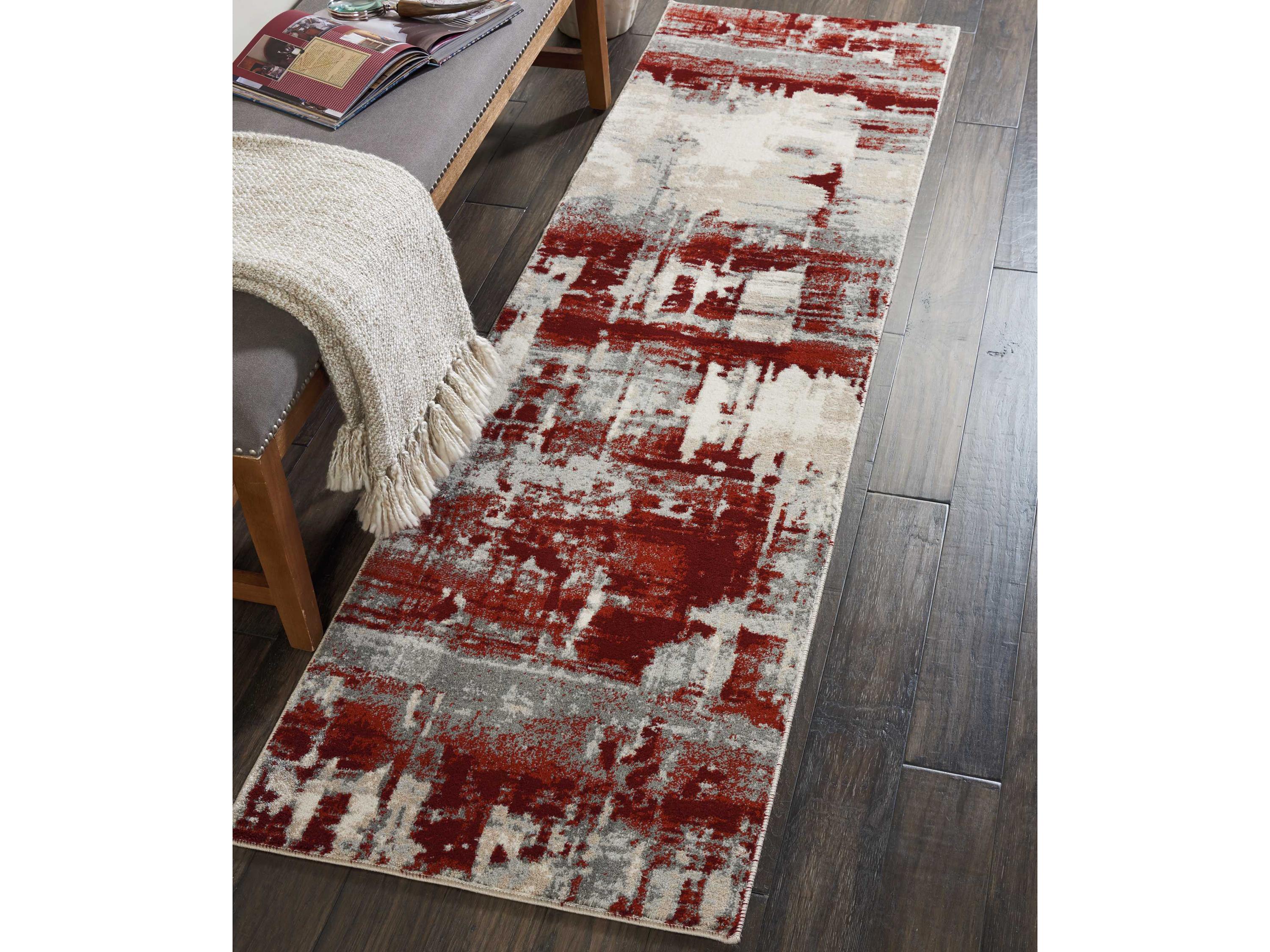 Nourison Maxell Abstract Runner Area Rug