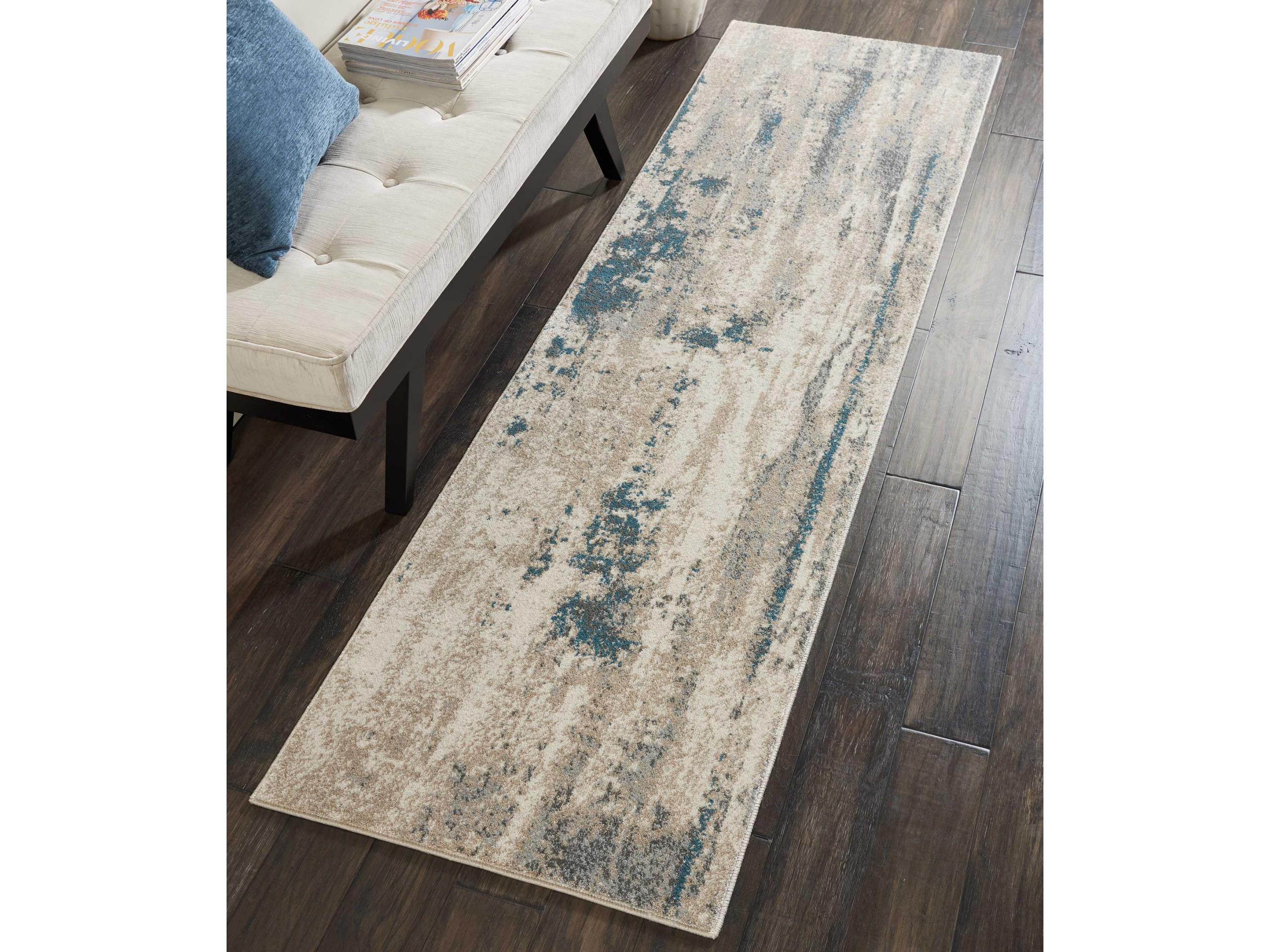 Nourison Maxell Abstract Runner Area Rug