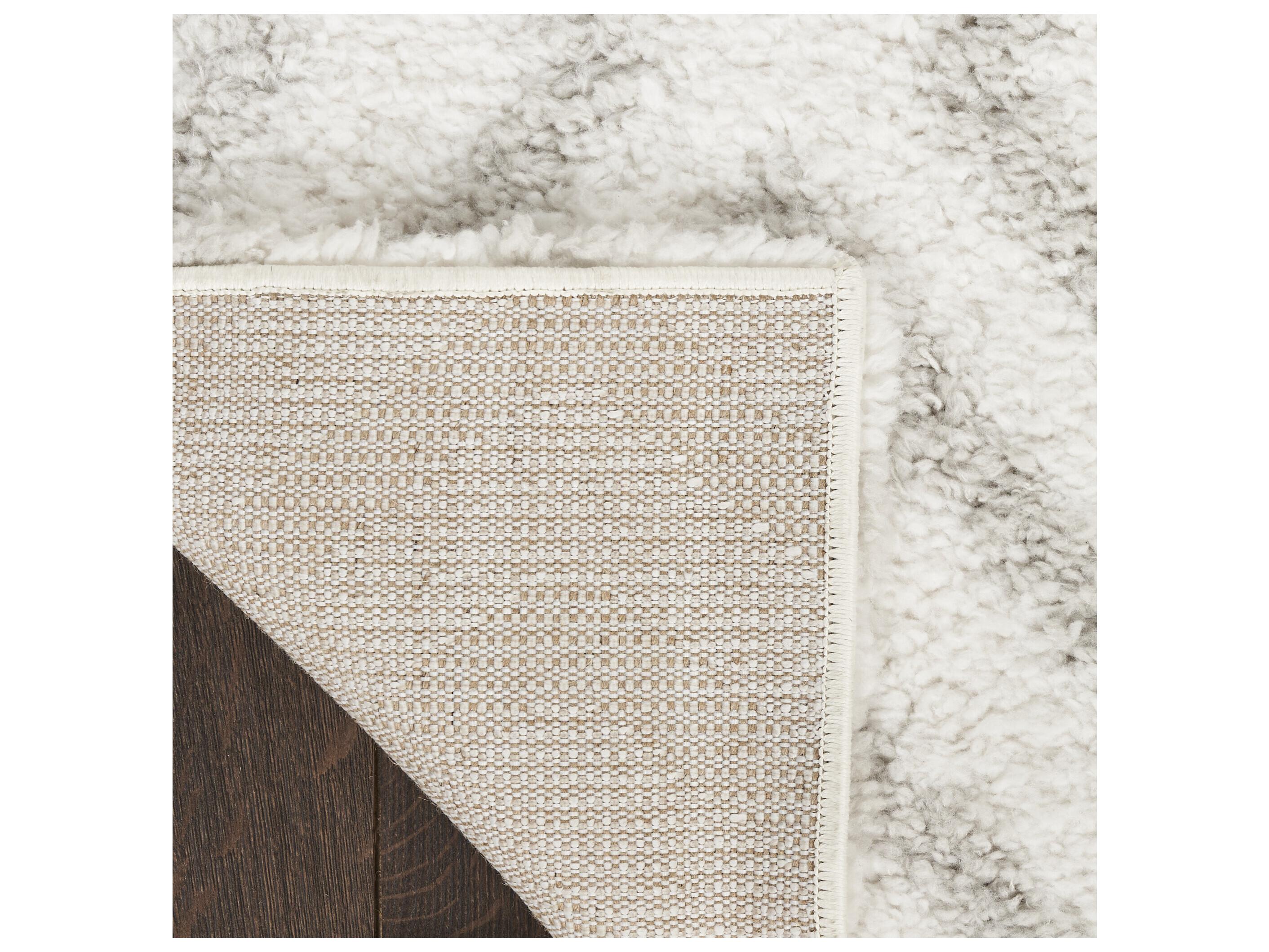 Nourison Modern Shag Geometric Area Rug