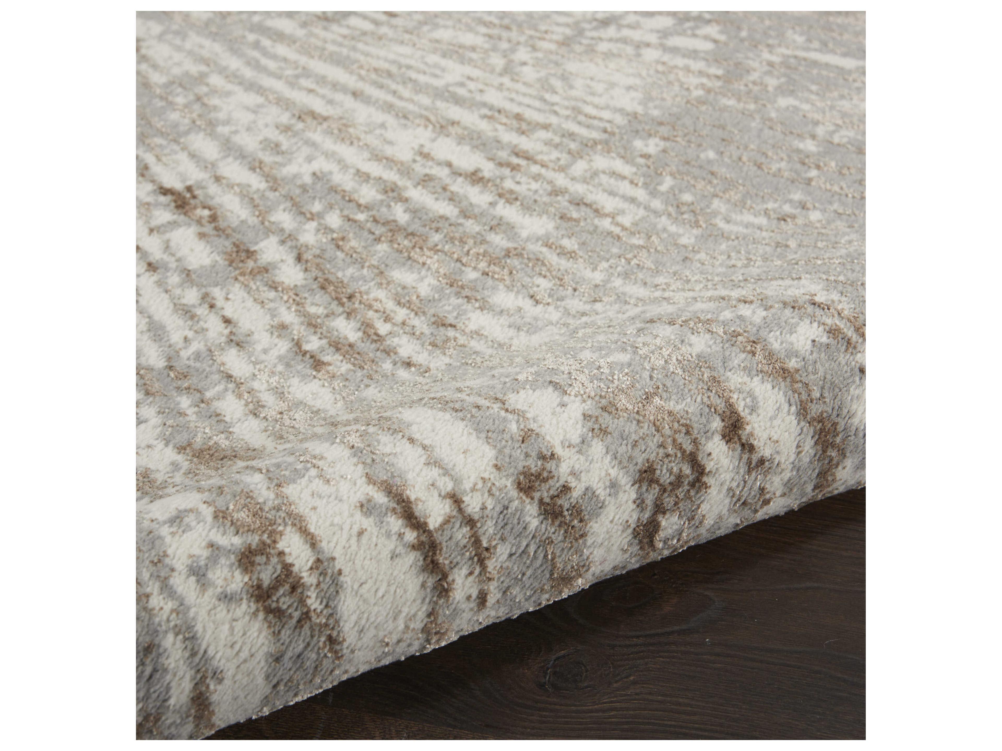 Nourison Metallic Abstract Runner Area Rug