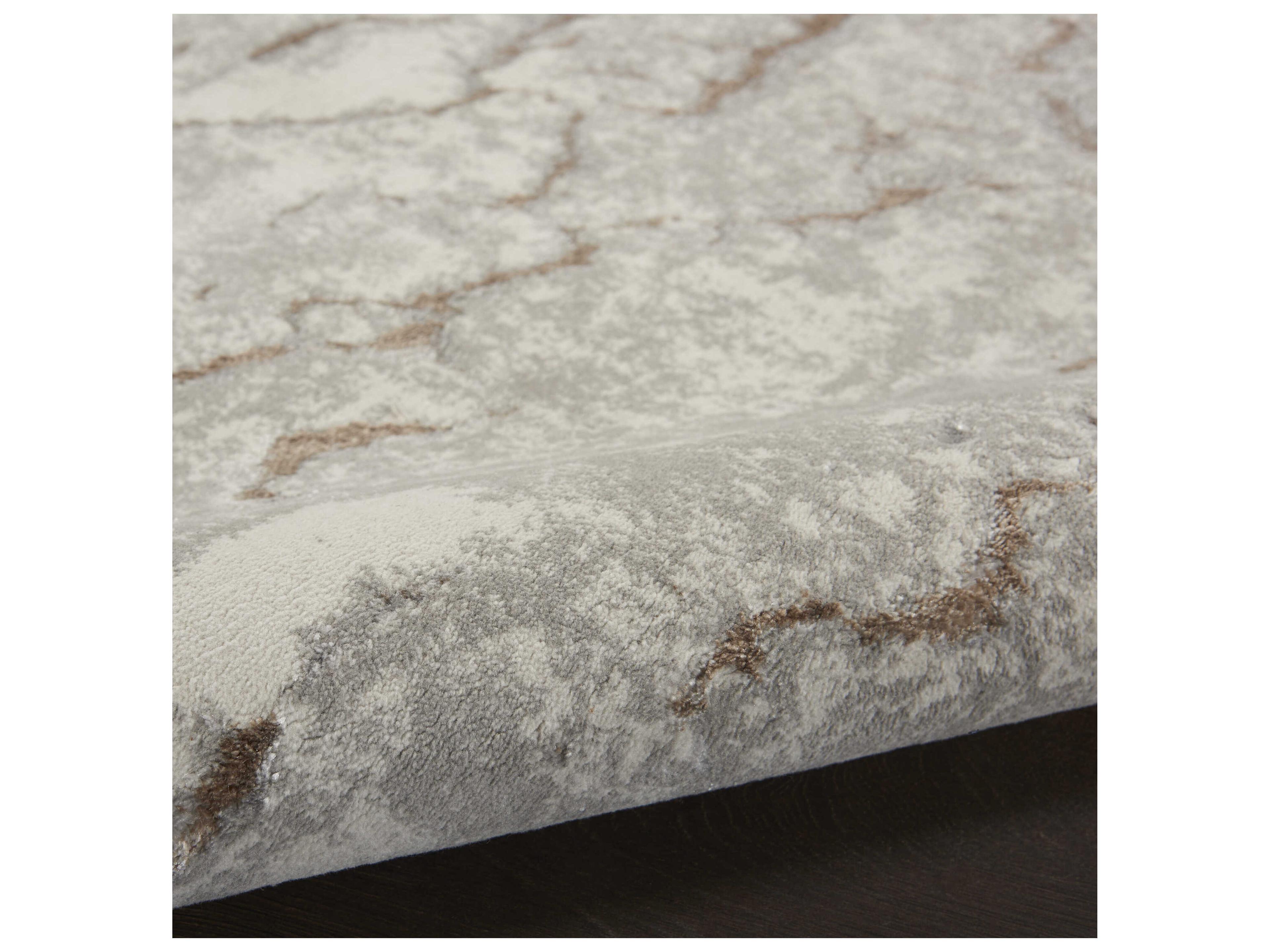 Nourison Metallic Abstract Runner Area Rug