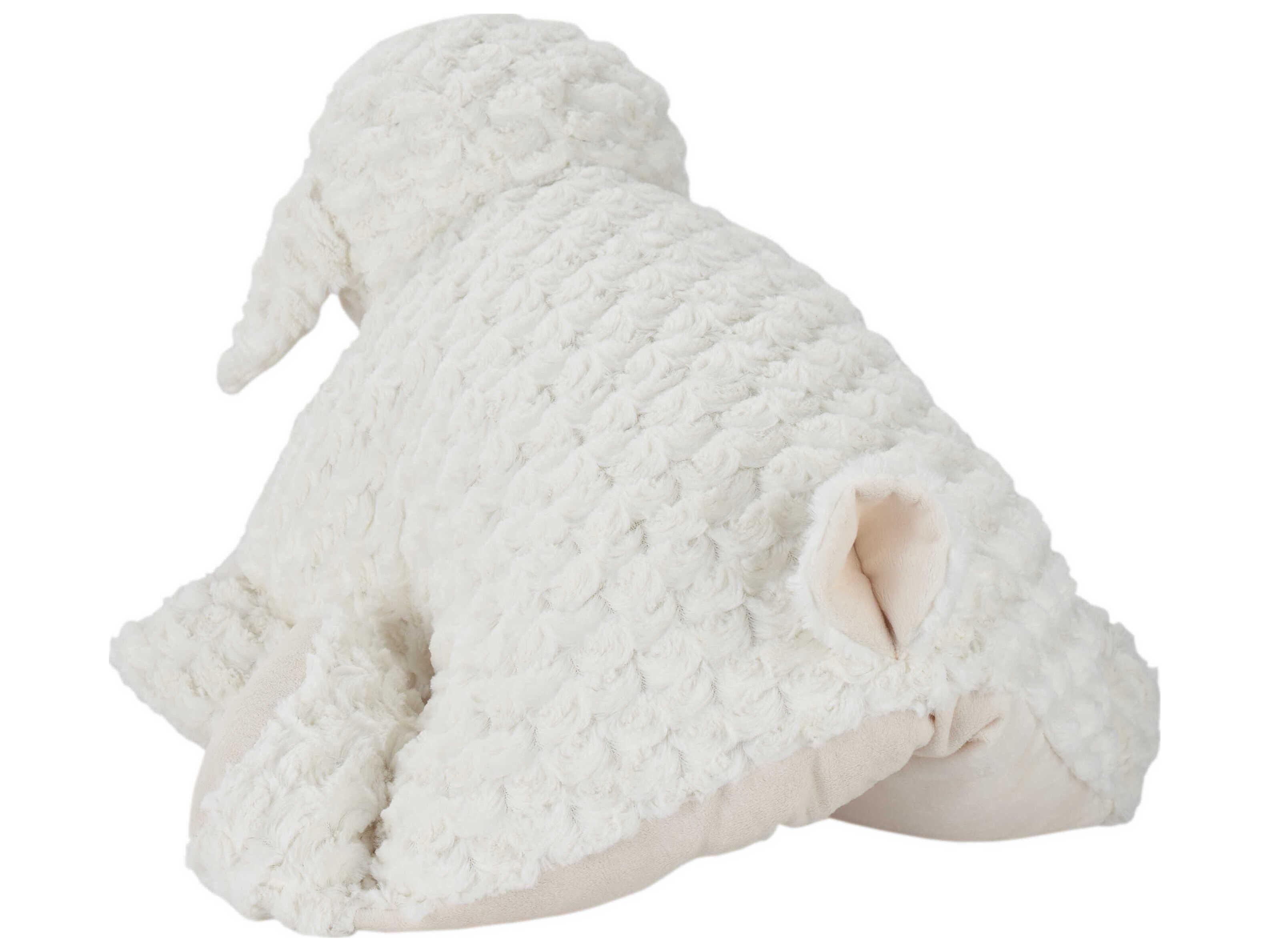 Nourison Plush Lines Ivory 18" x 22" Pillow