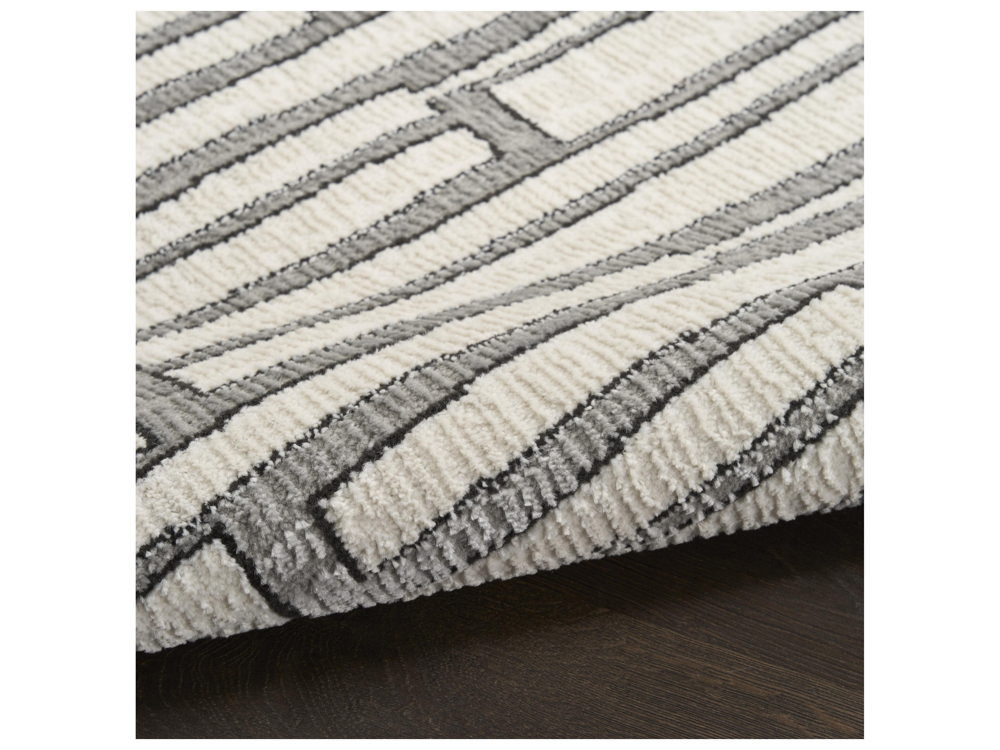 Nourison Nordic Geometric Runner Area Rug
