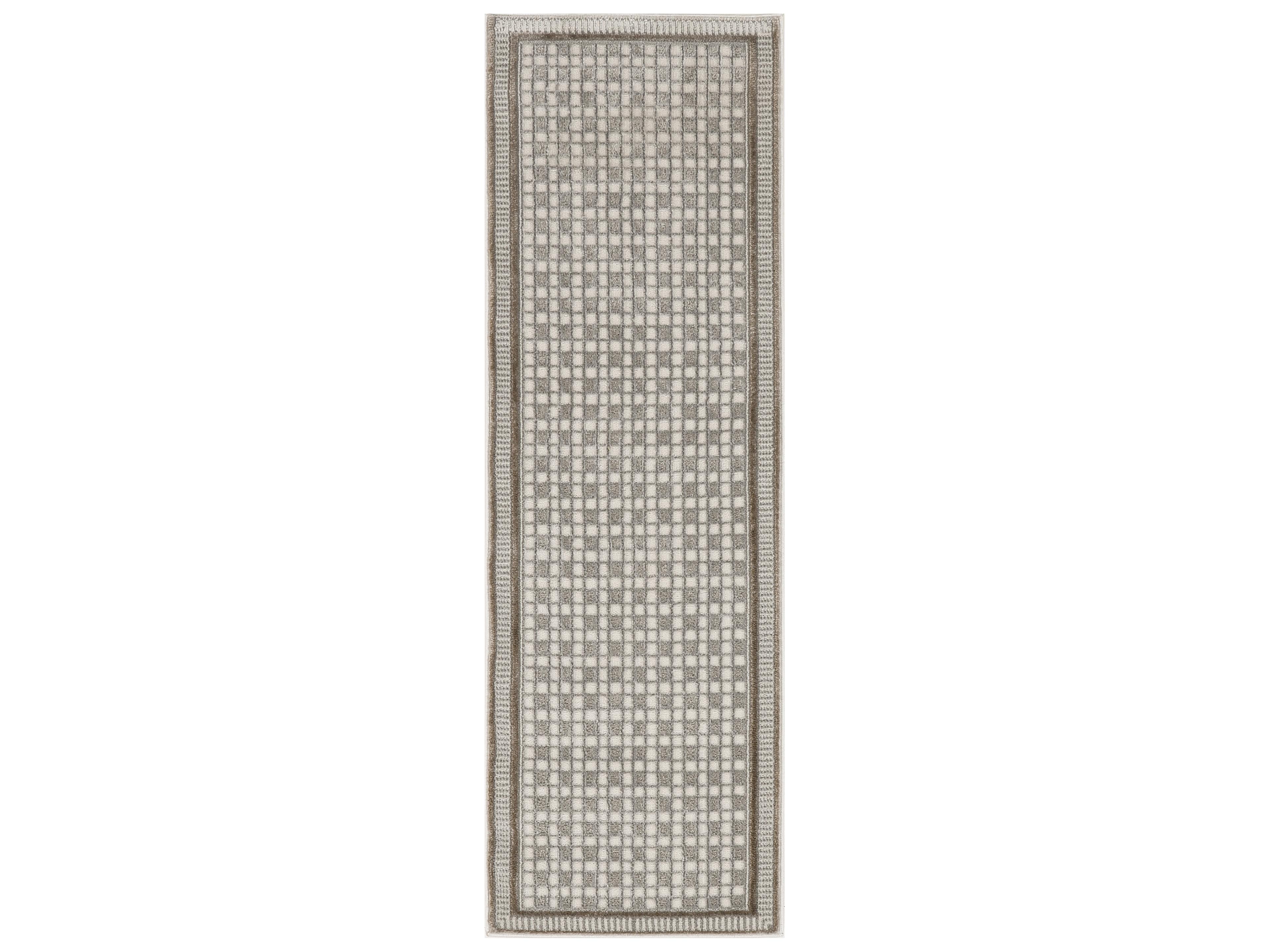 Nourison Nordic Geometric Runner Area Rug