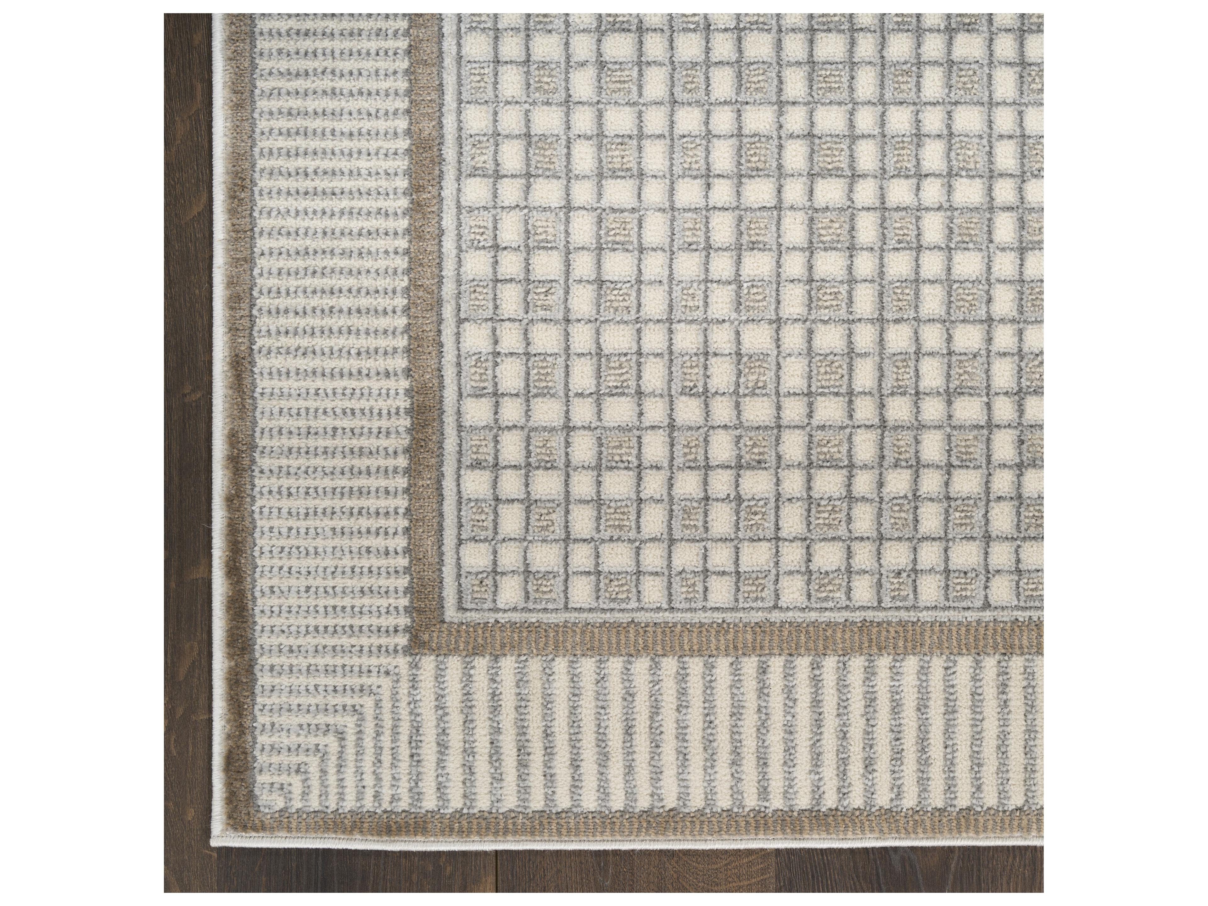 Nourison Nordic Geometric Runner Area Rug
