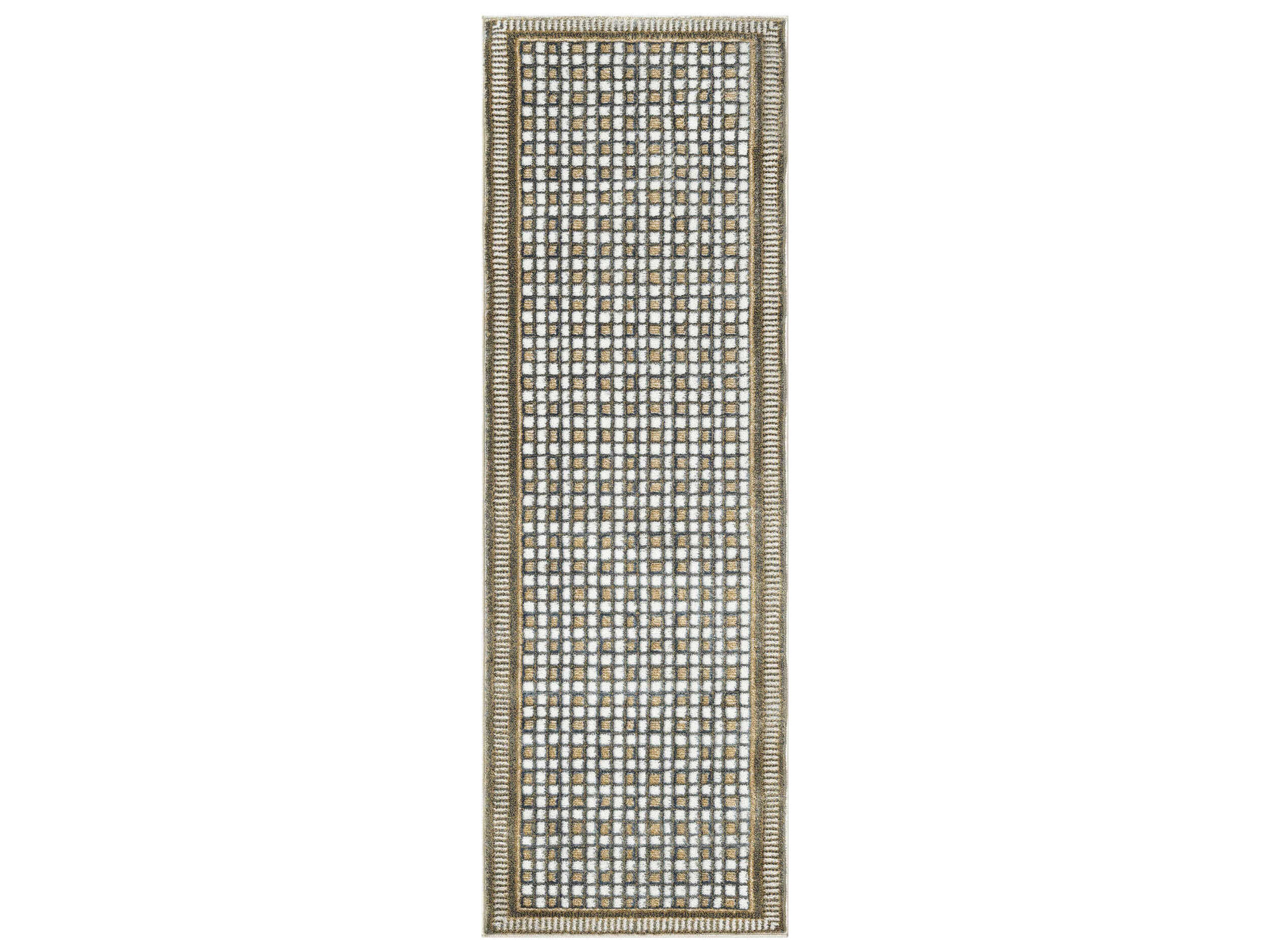 Nourison Nordic Geometric Runner Area Rug