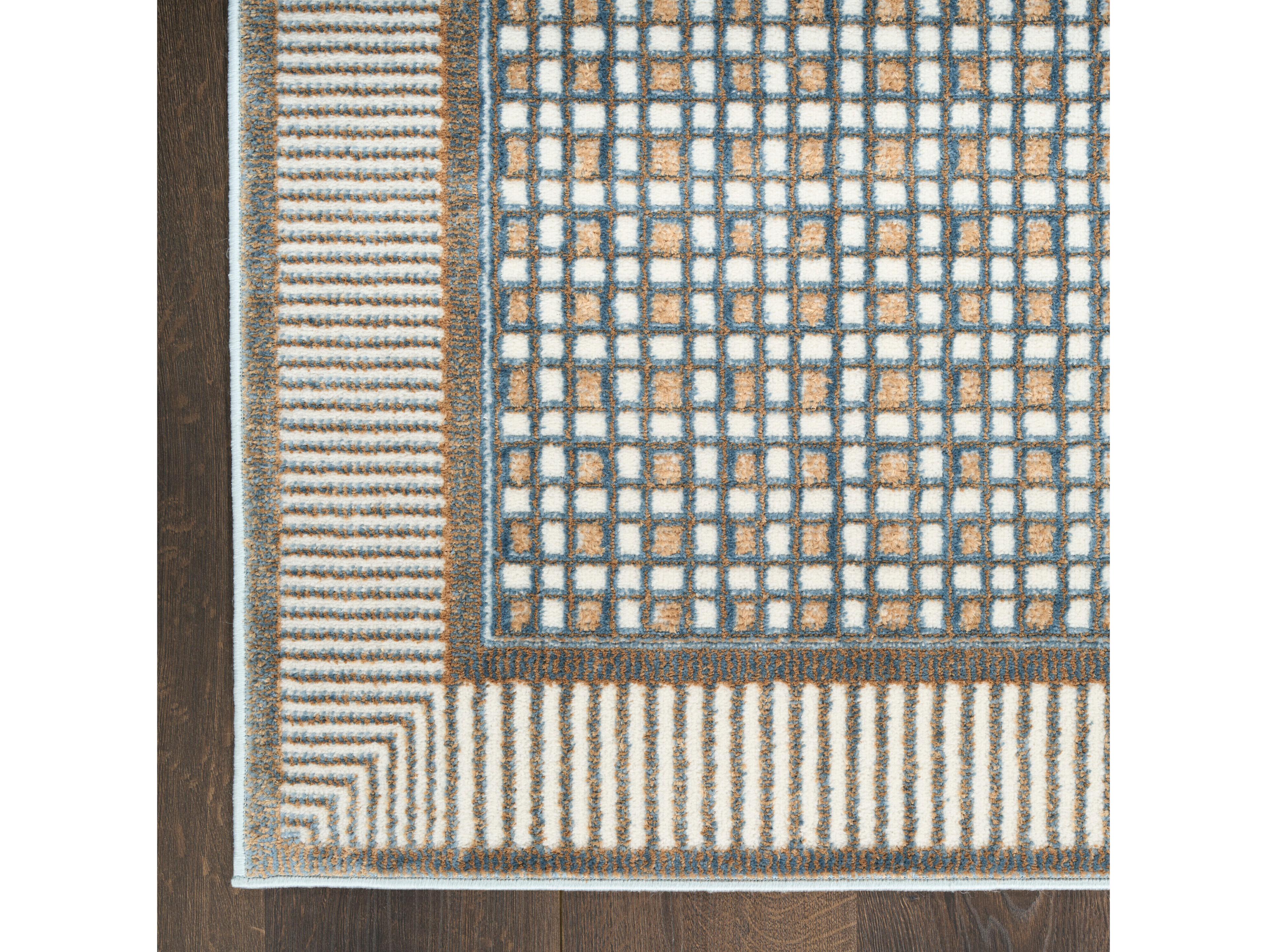 Nourison Nordic Geometric Runner Area Rug
