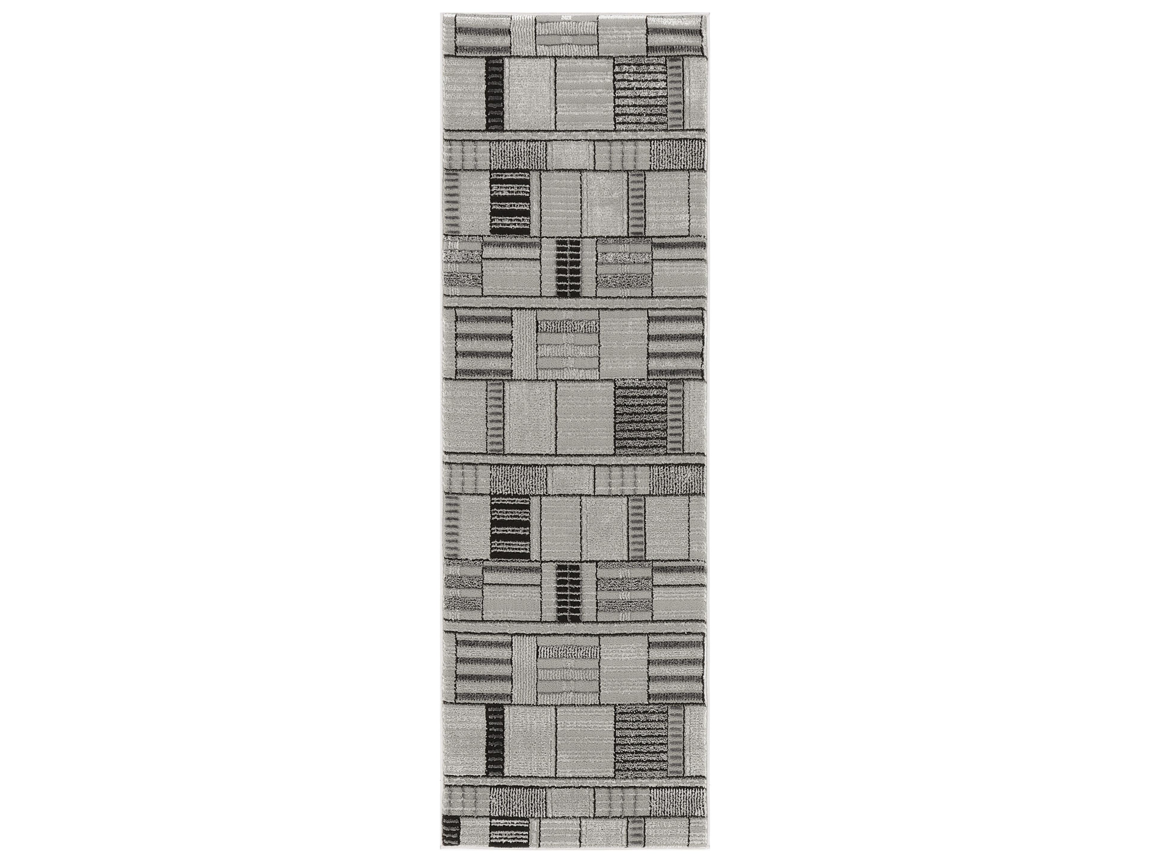 Nourison Nordic Geometric Runner Area Rug