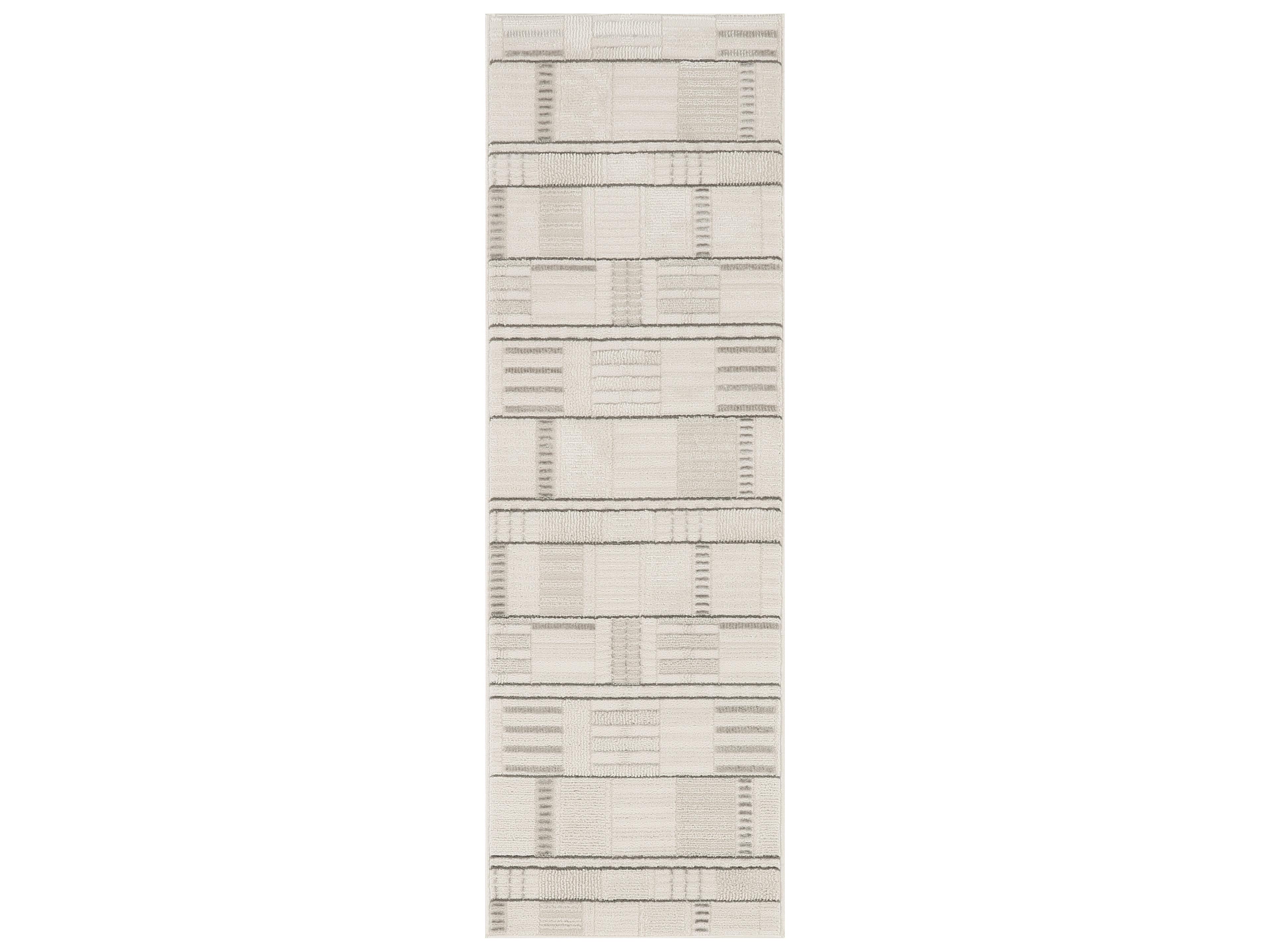 Nourison Nordic Geometric Runner Area Rug