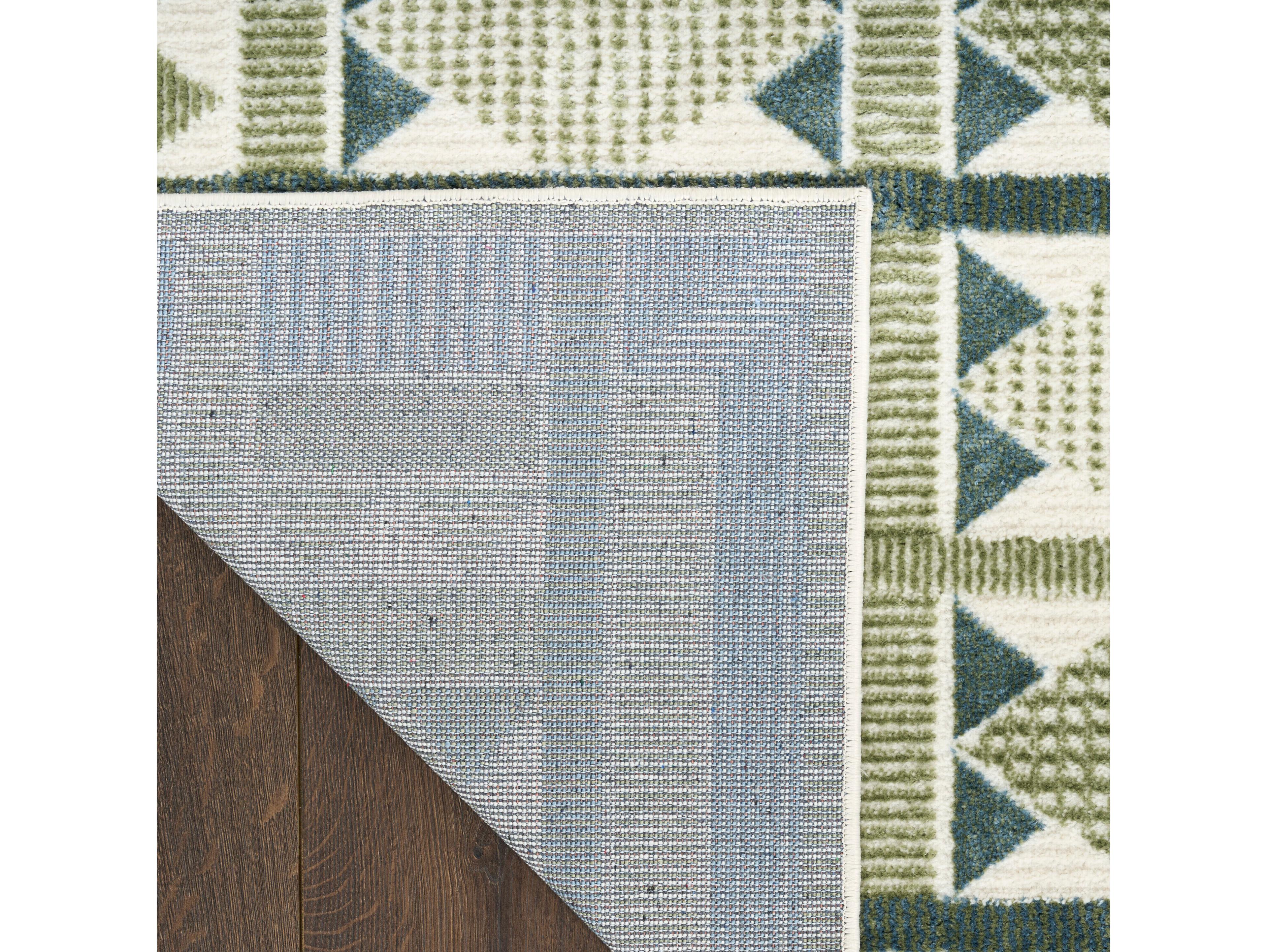 Nourison Nordic Geometric Runner Area Rug