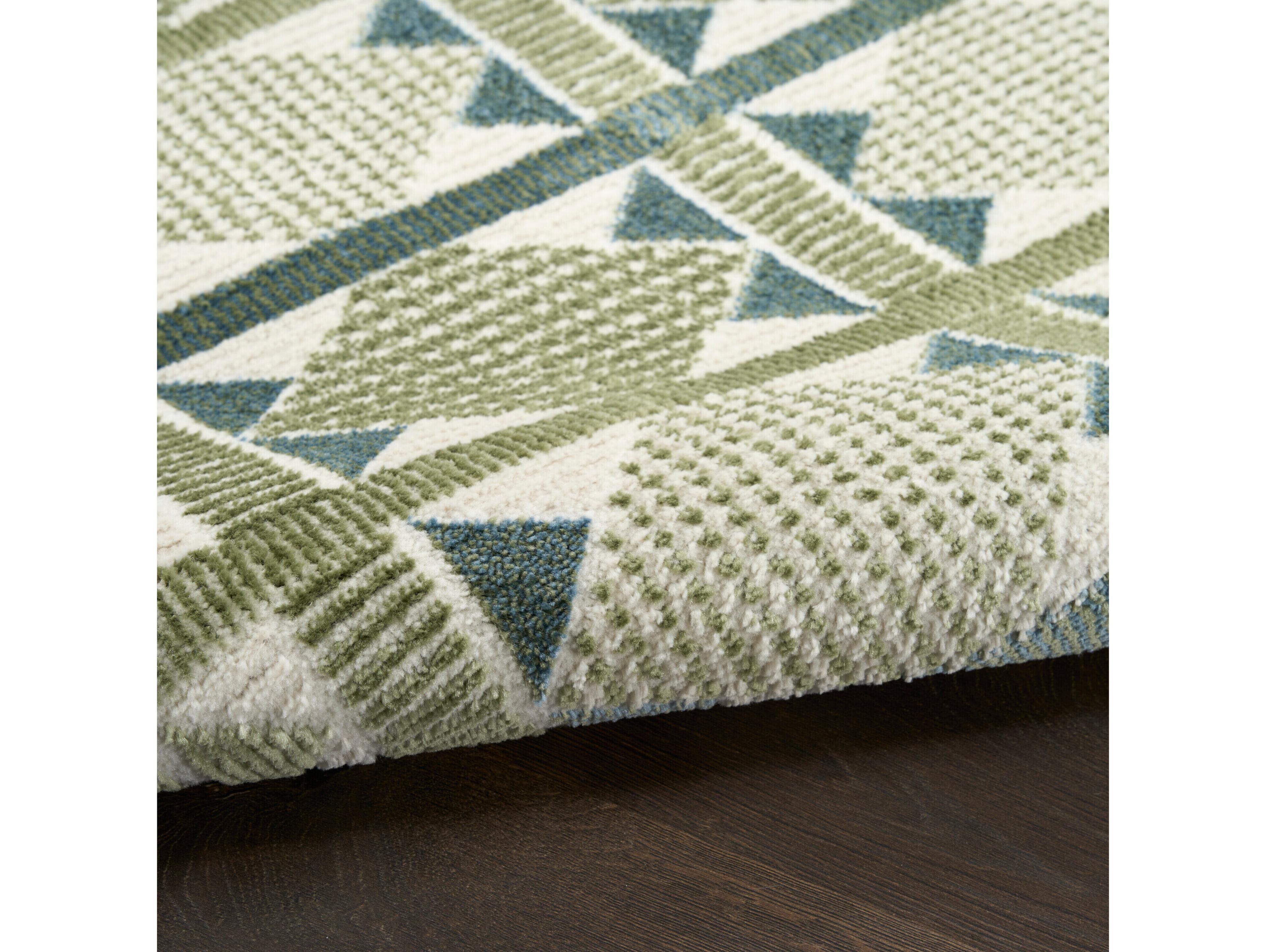 Nourison Nordic Geometric Runner Area Rug