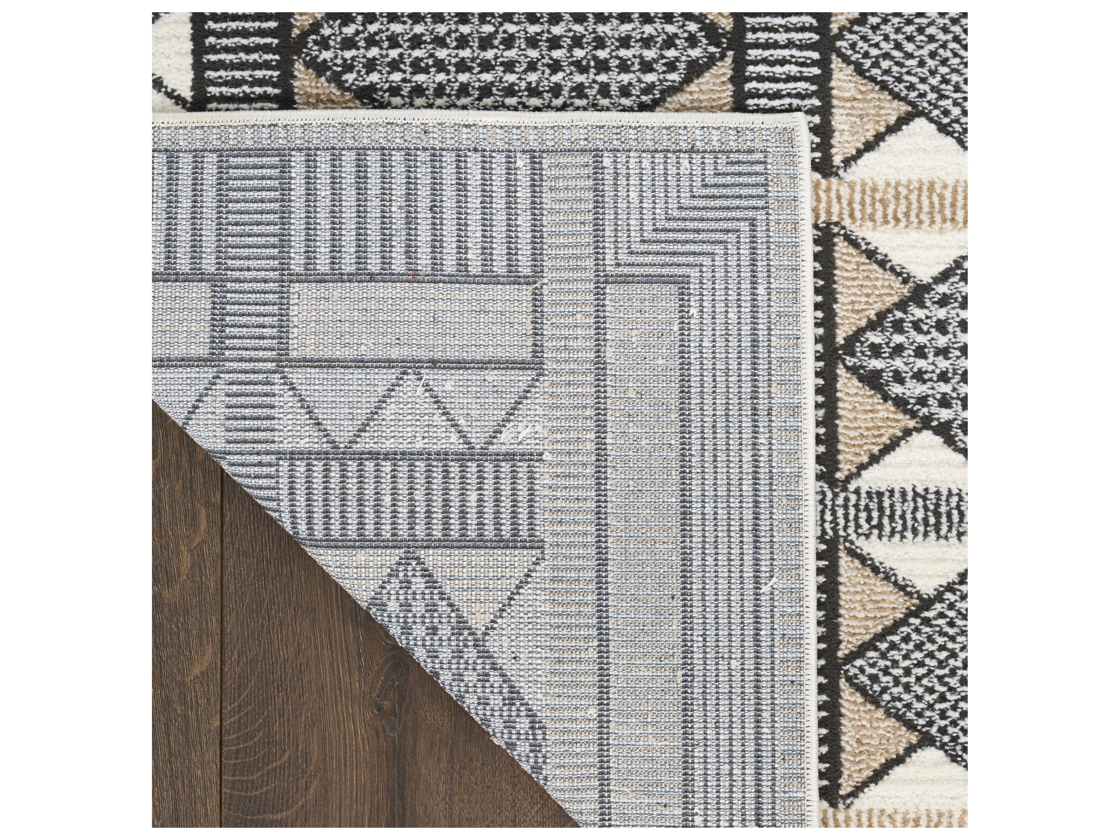 Nourison Nordic Geometric Runner Area Rug