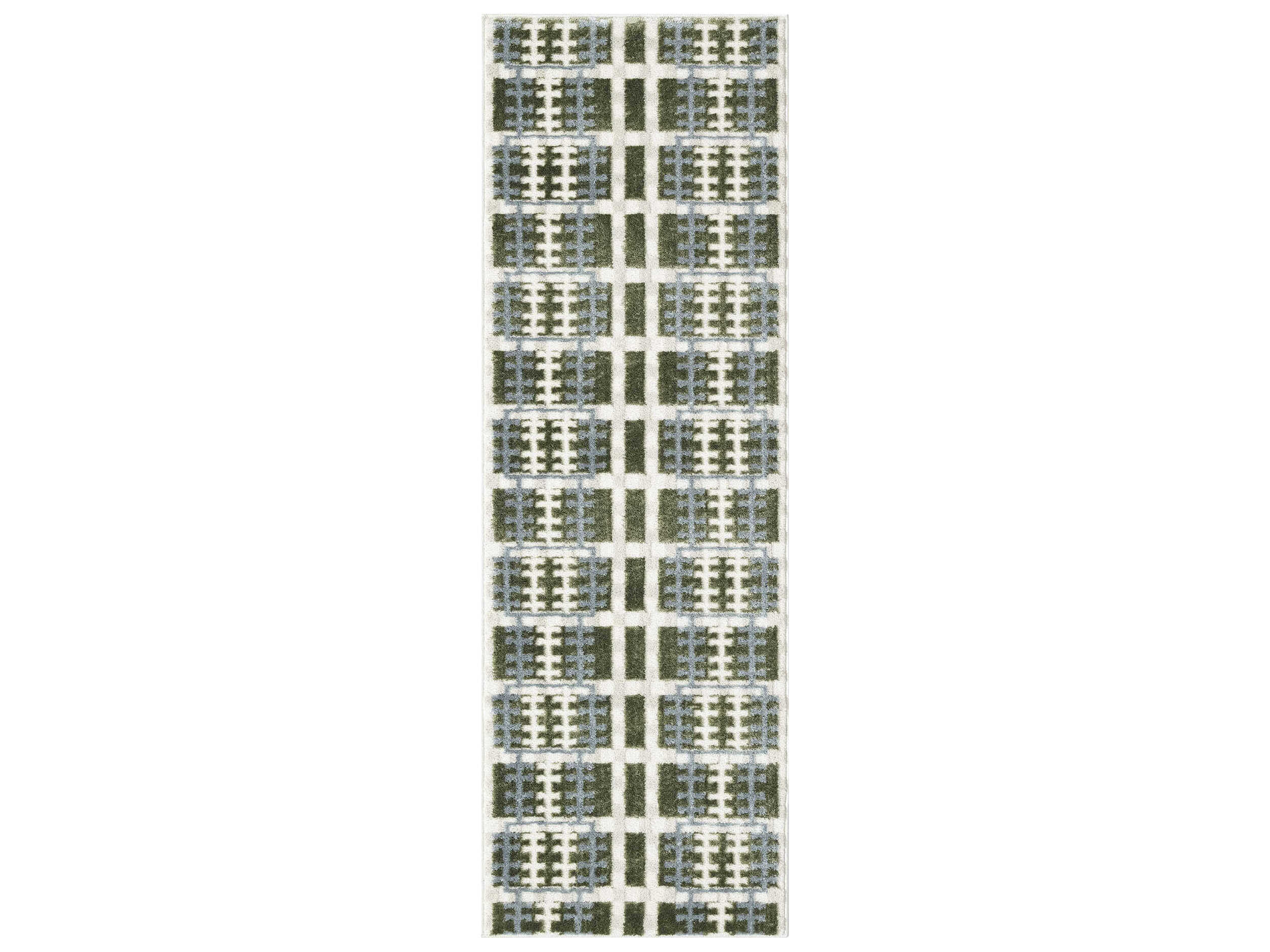 Nourison Nordic Geometric Runner Area Rug