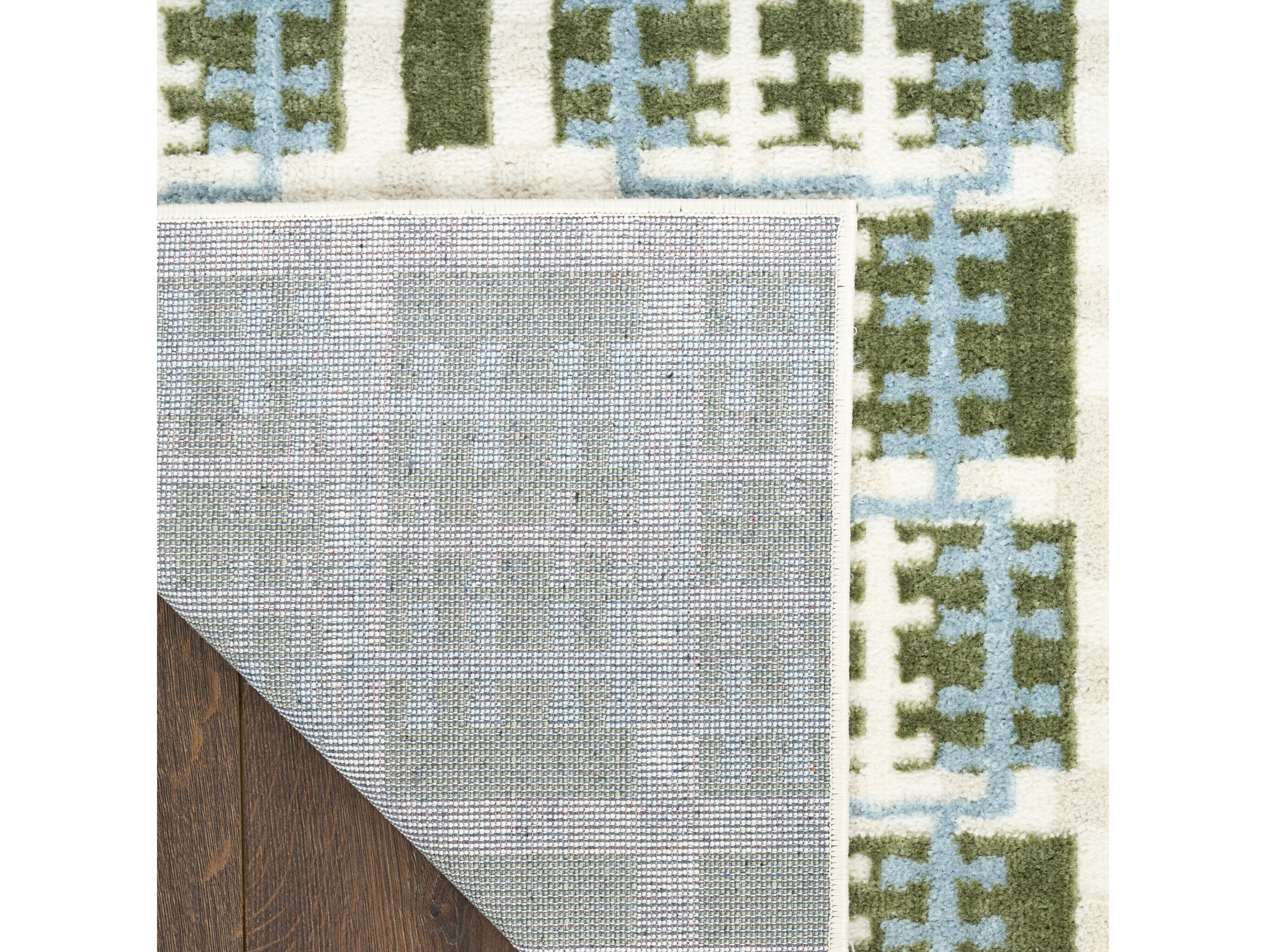 Nourison Nordic Geometric Runner Area Rug