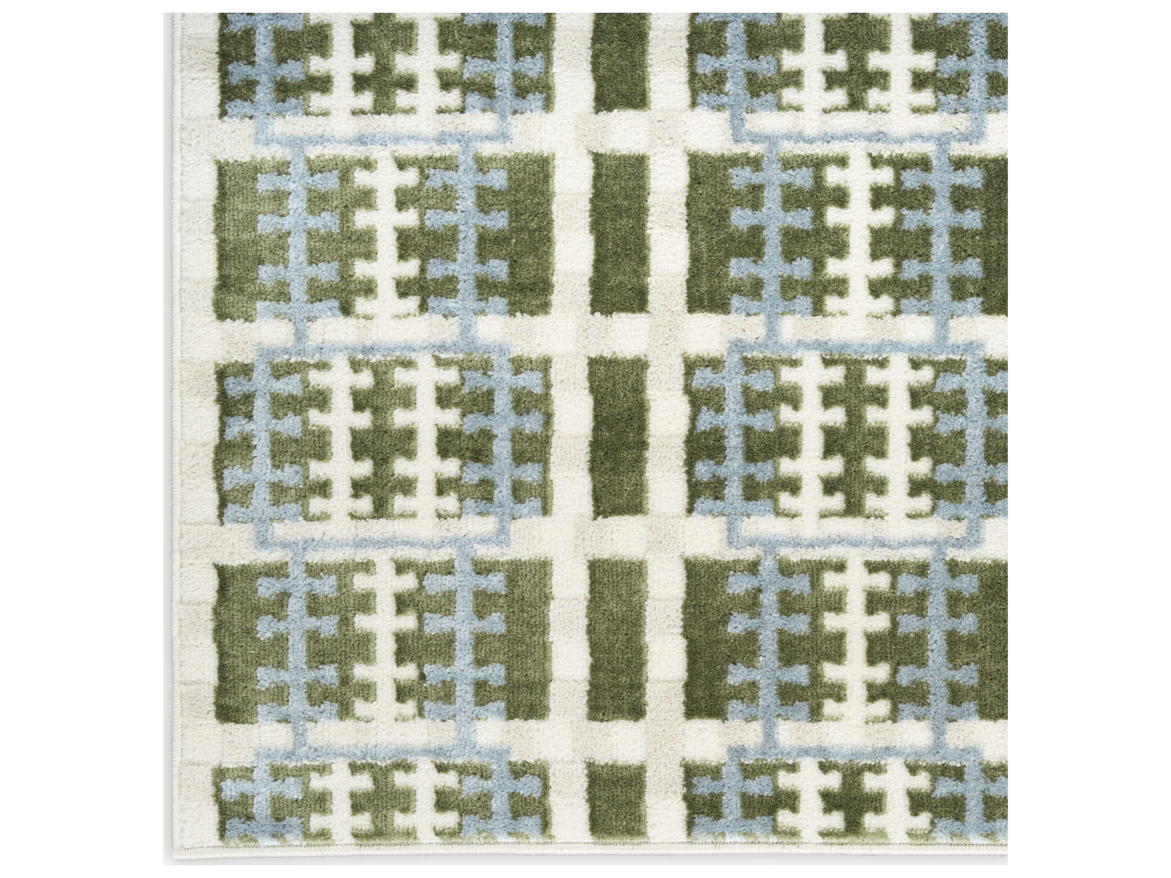 Nourison Nordic Geometric Runner Area Rug