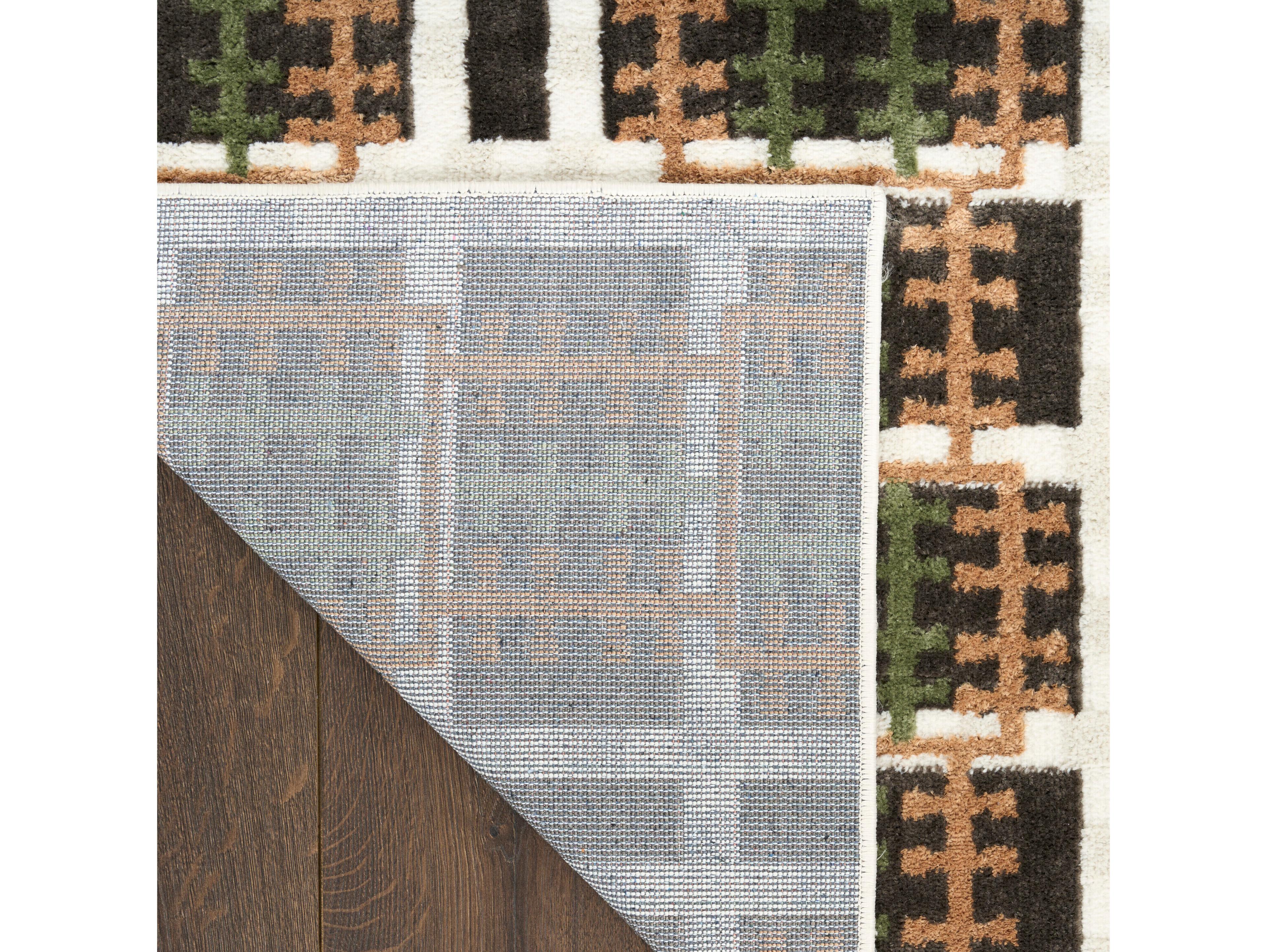 Nourison Nordic Geometric Runner Area Rug