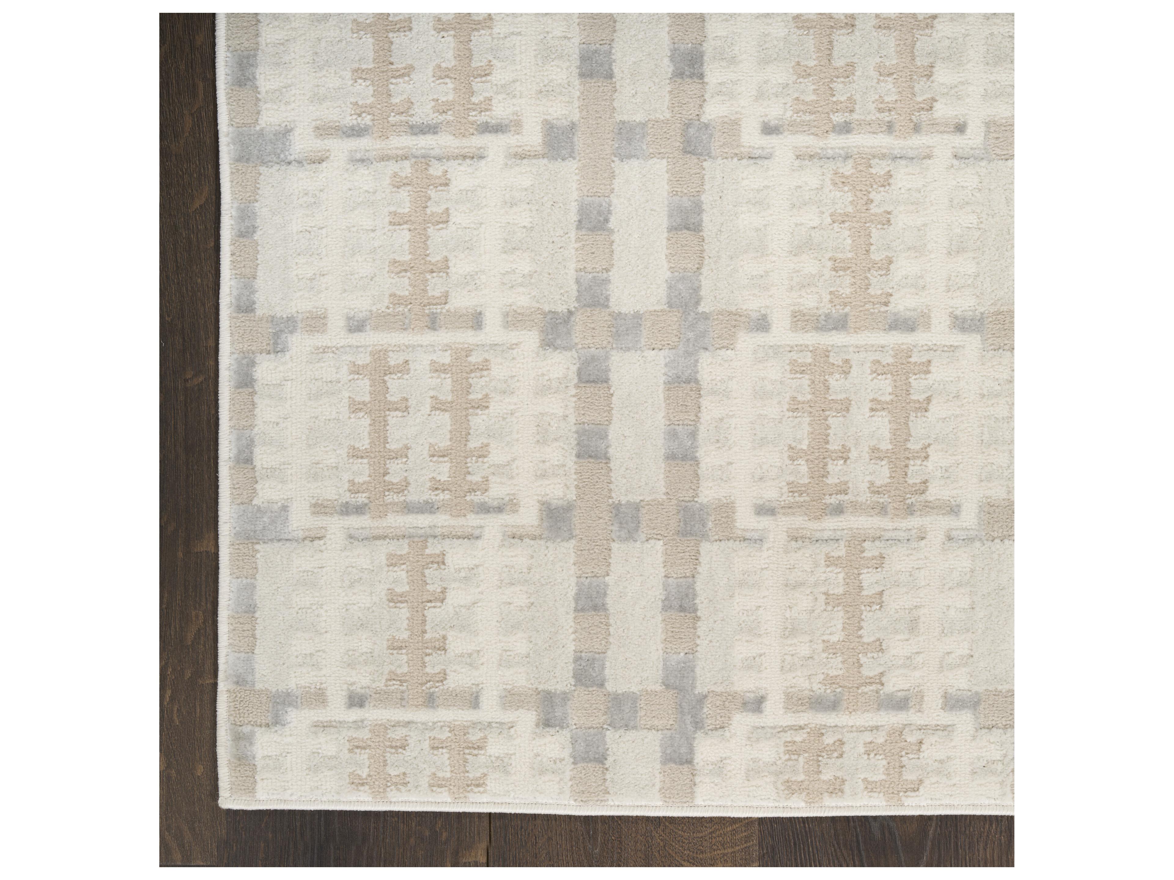 Nourison Nordic Geometric Runner Area Rug