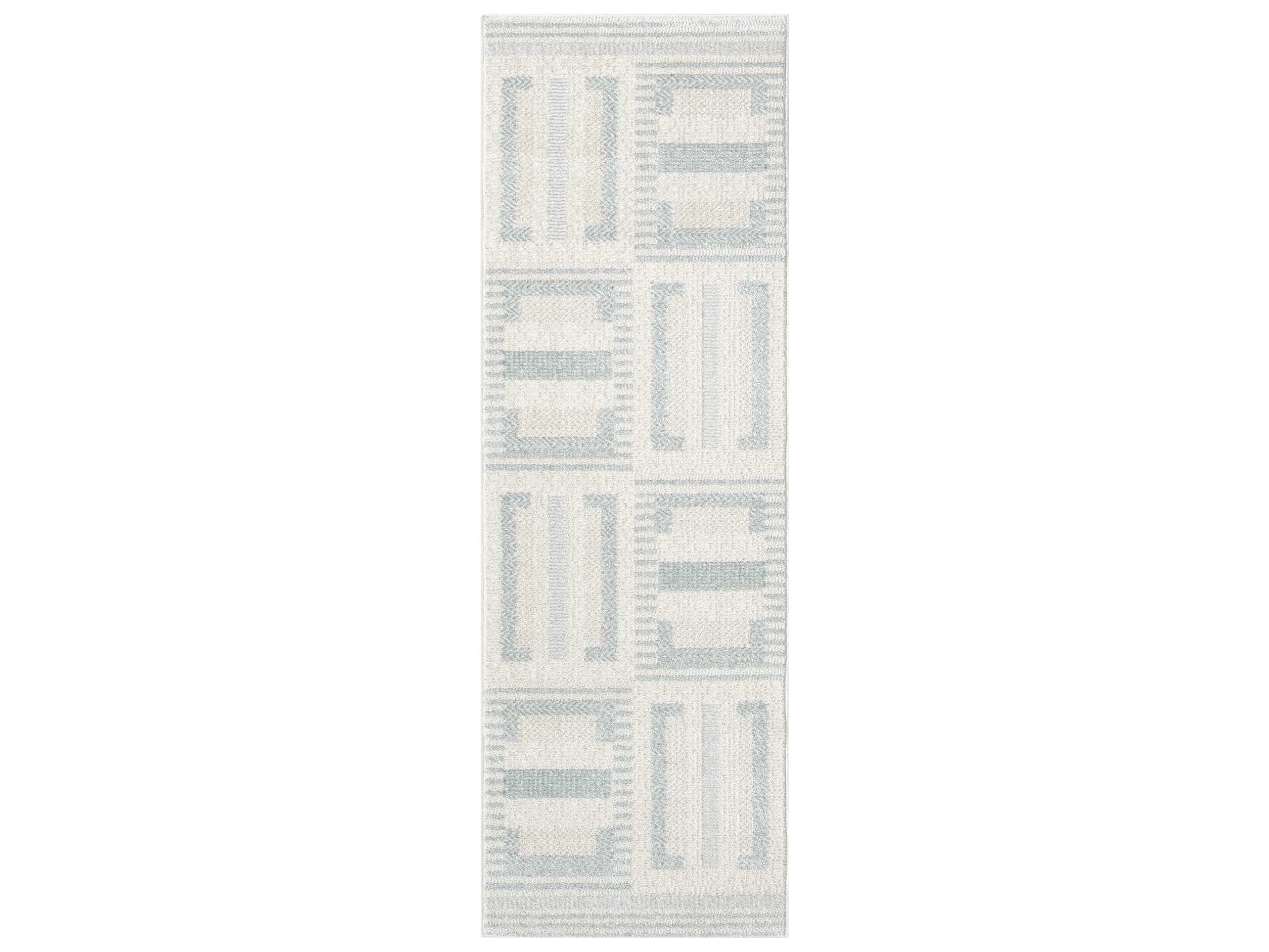 Nourison Nordic Geometric Runner Area Rug