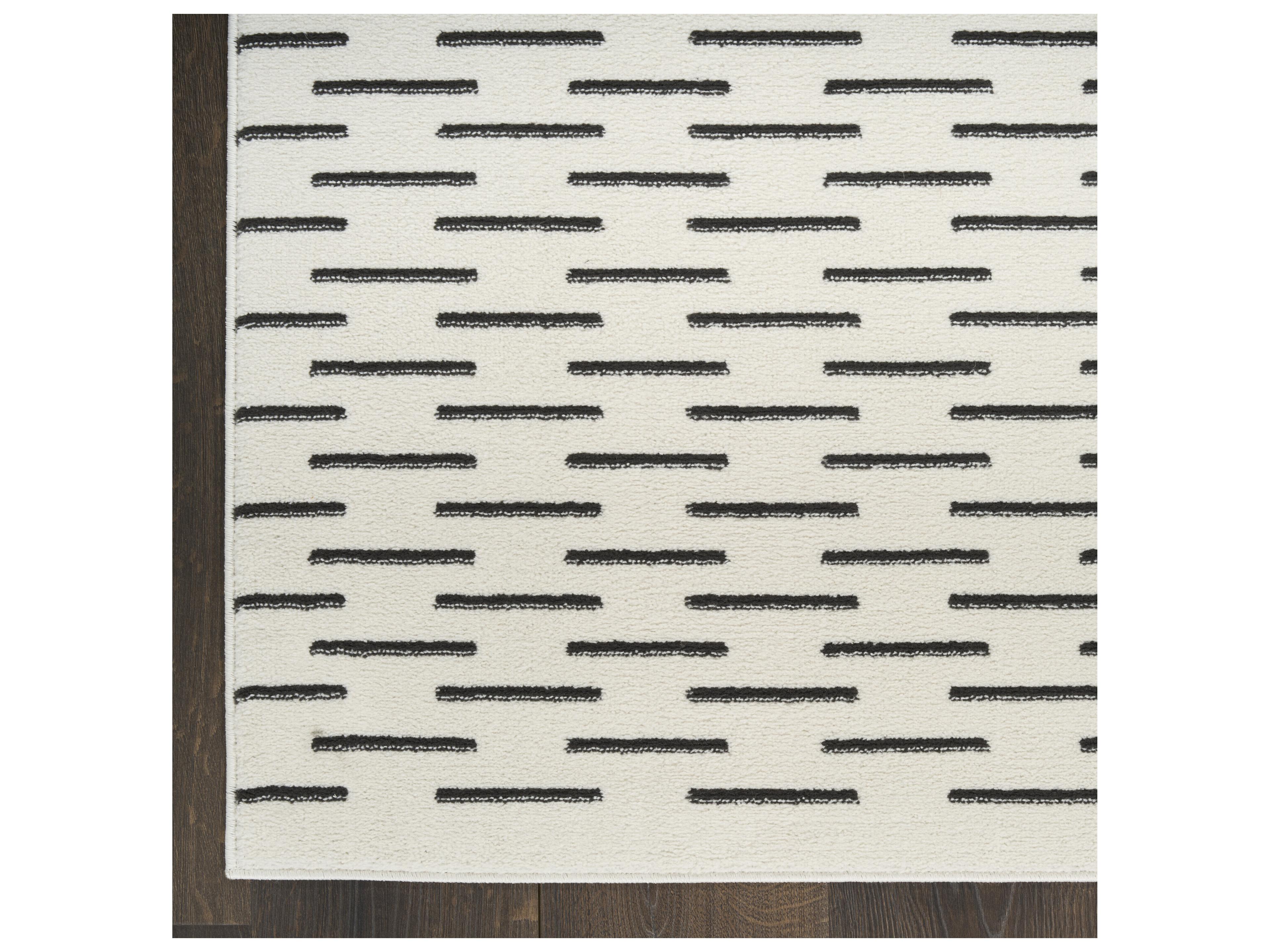 Nourison Nordic Geometric Runner Area Rug