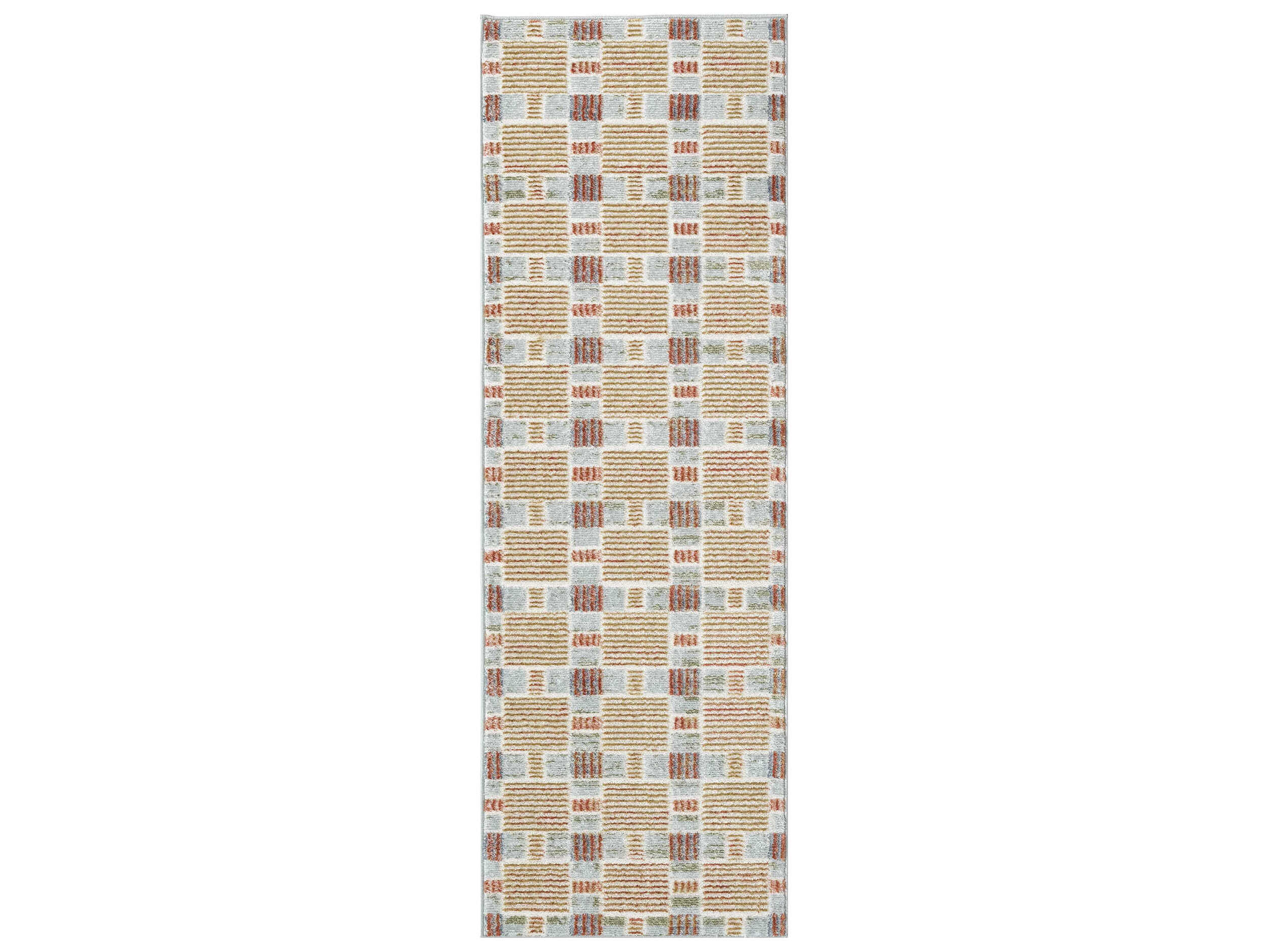 Nourison Nordic Geometric Runner Area Rug