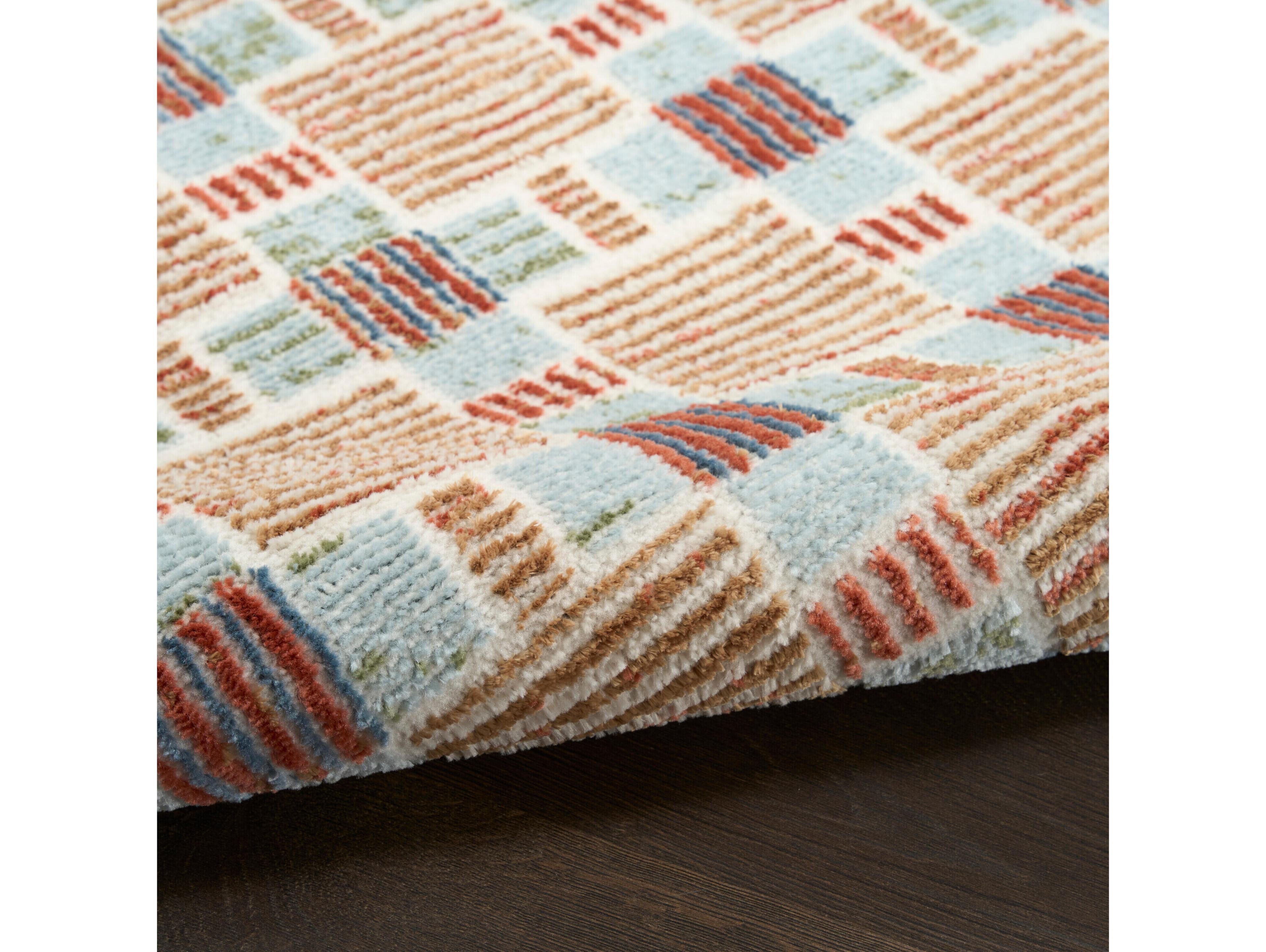 Nourison Nordic Geometric Runner Area Rug