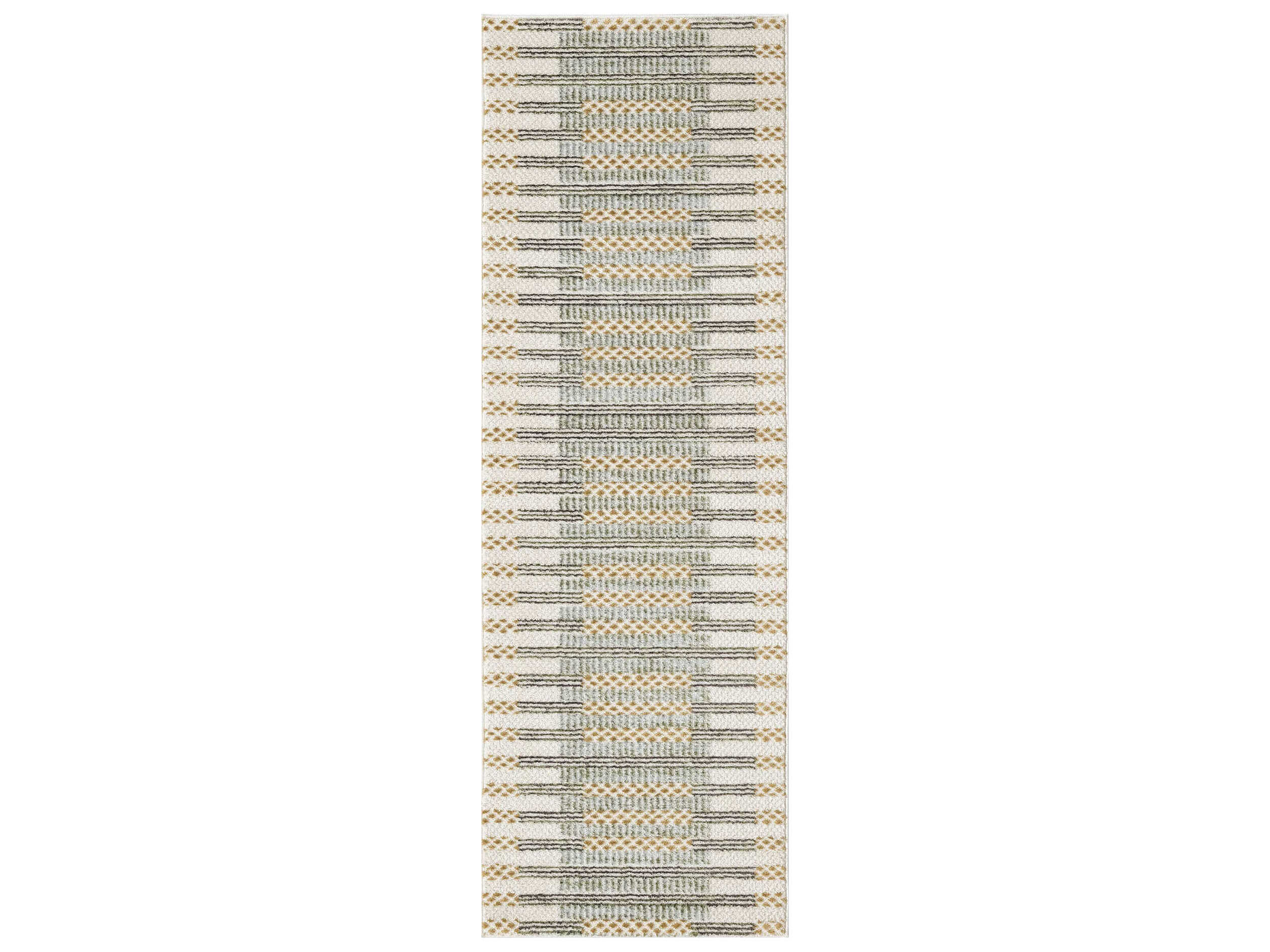 Nourison Nordic Geometric Runner Area Rug