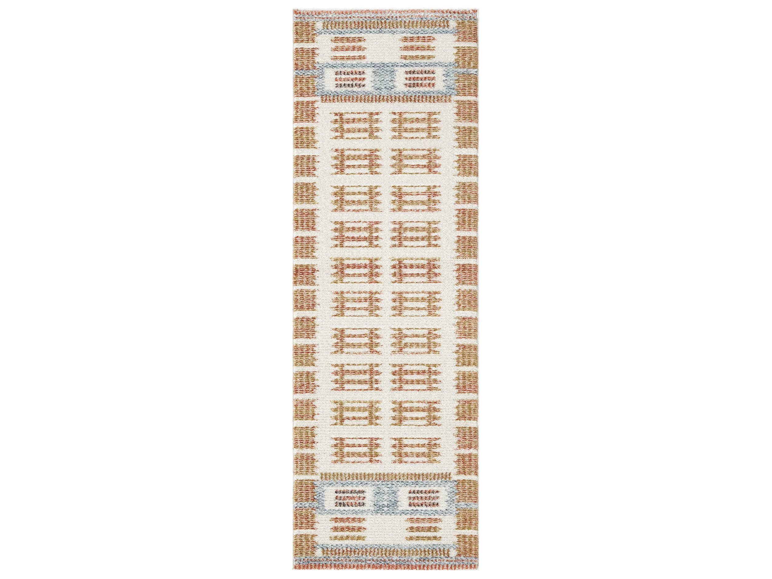 Nourison Nordic Geometric Runner Area Rug