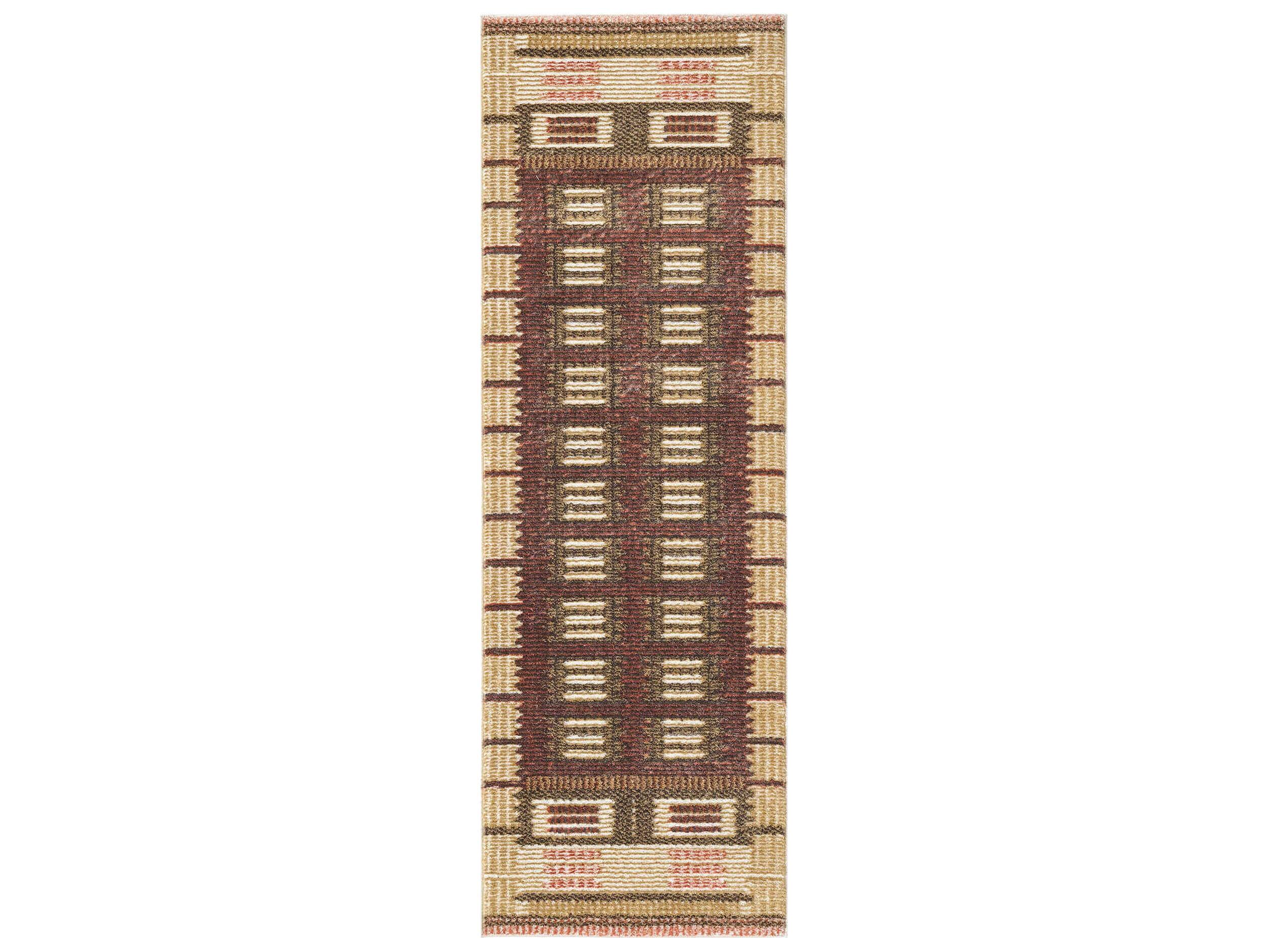 Nourison Nordic Geometric Runner Area Rug