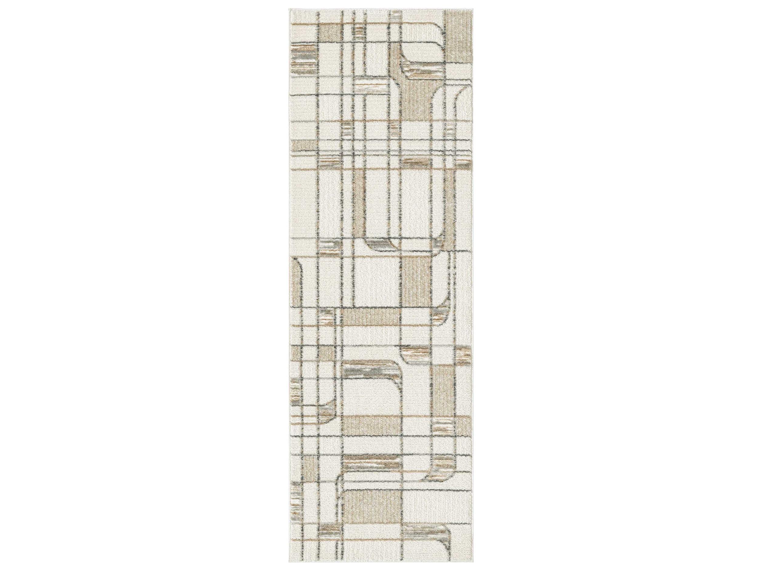Nourison Nordic Geometric Runner Area Rug