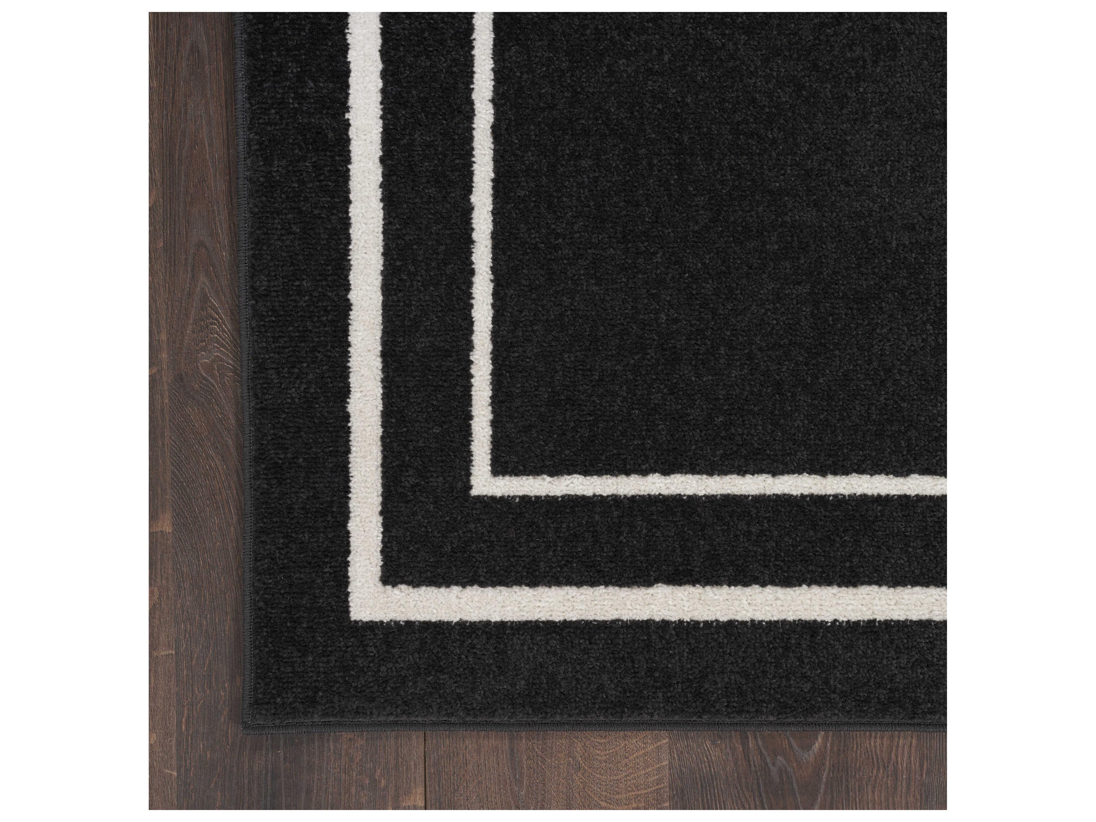Nourison Essentials Bordered Runner Area Rug
