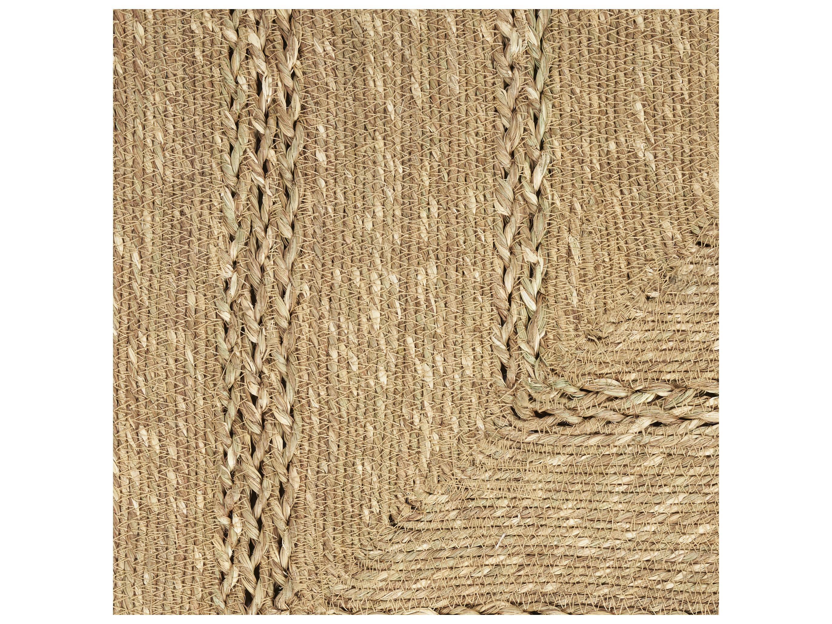 Nourison Natural Seagrass Geometric Runner Area Rug