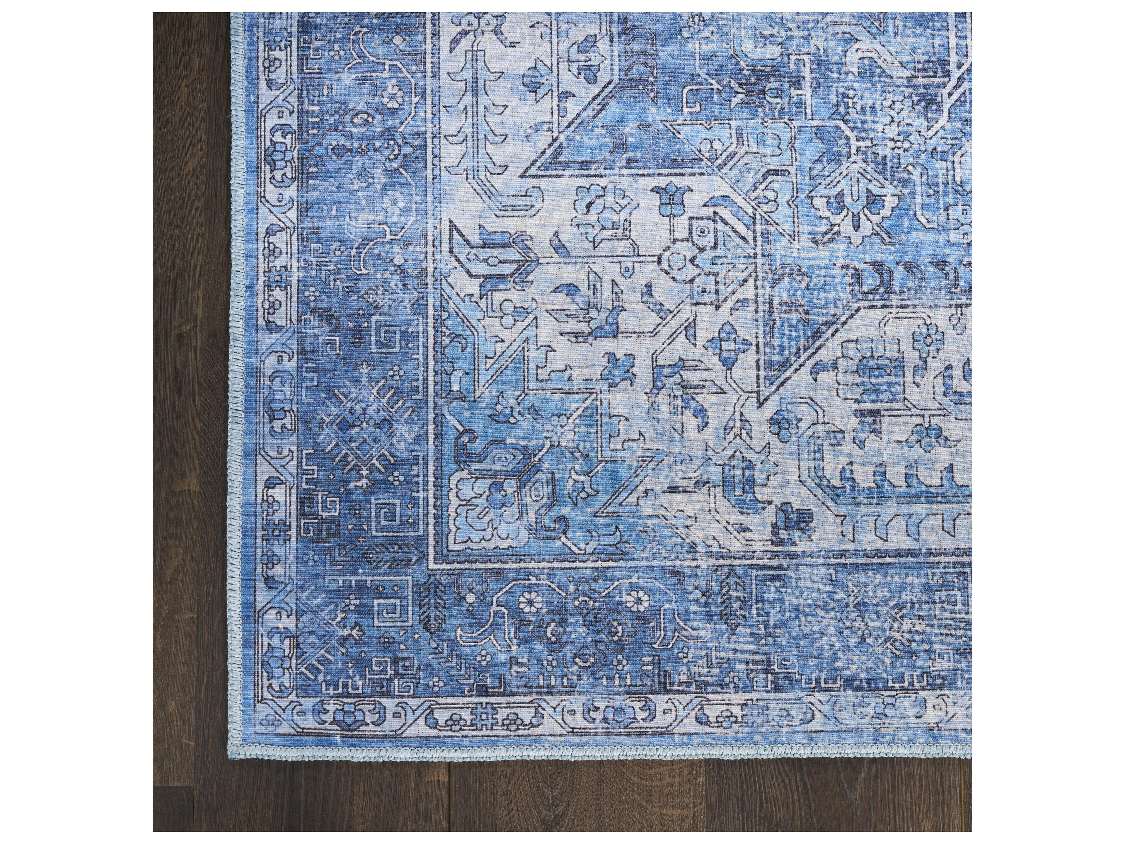 Nourison Washables Bordered Runner Area Rug