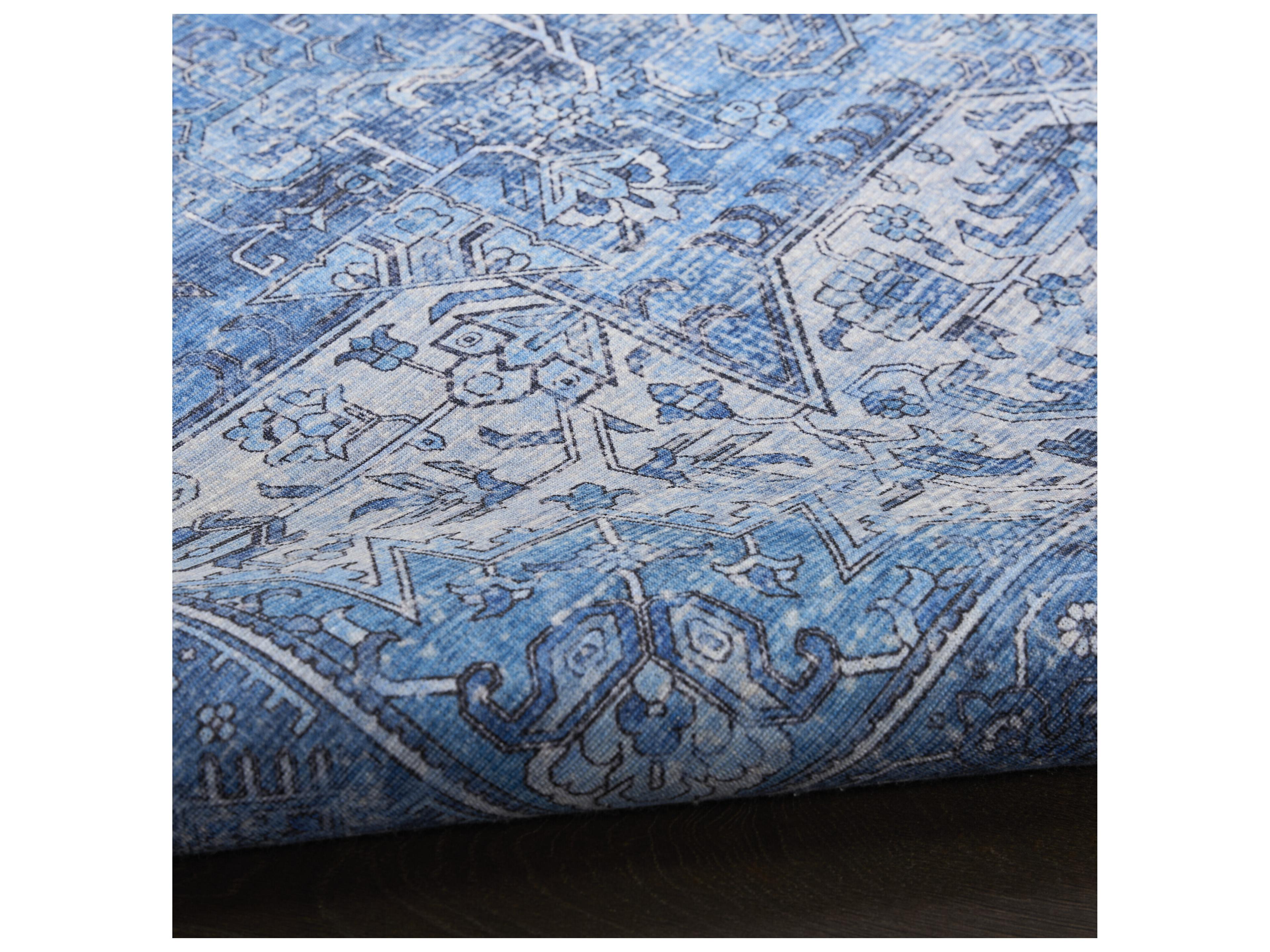 Nourison Washables Bordered Runner Area Rug